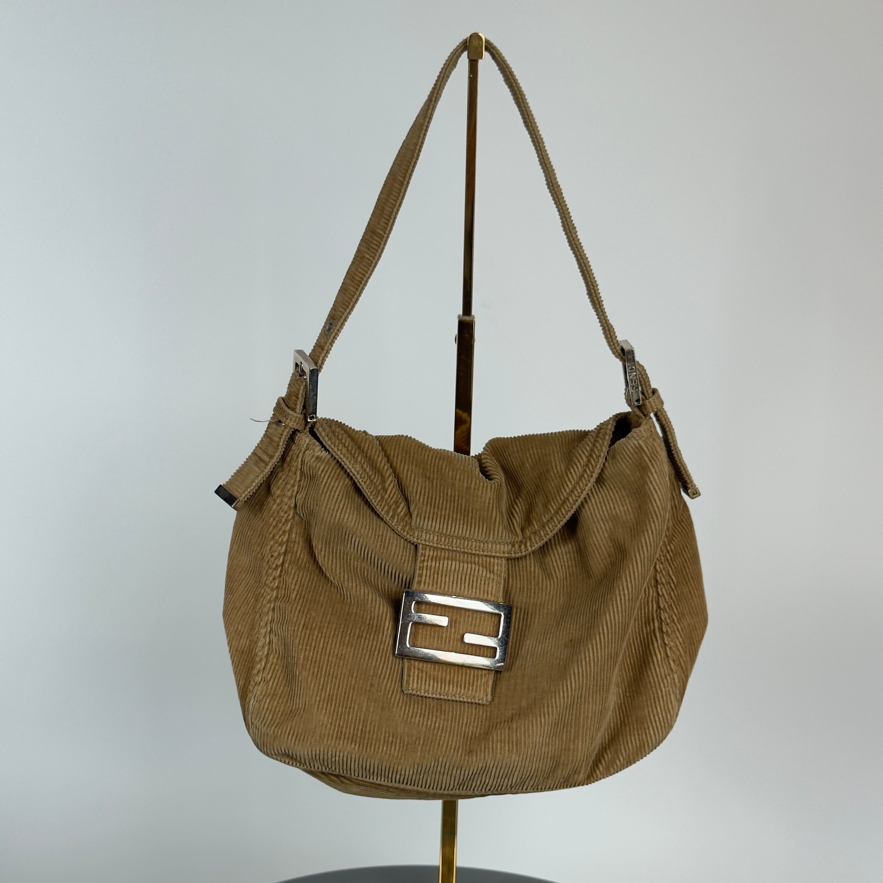 Vintage Fendi Mama Baguette Corduroy - Queen May