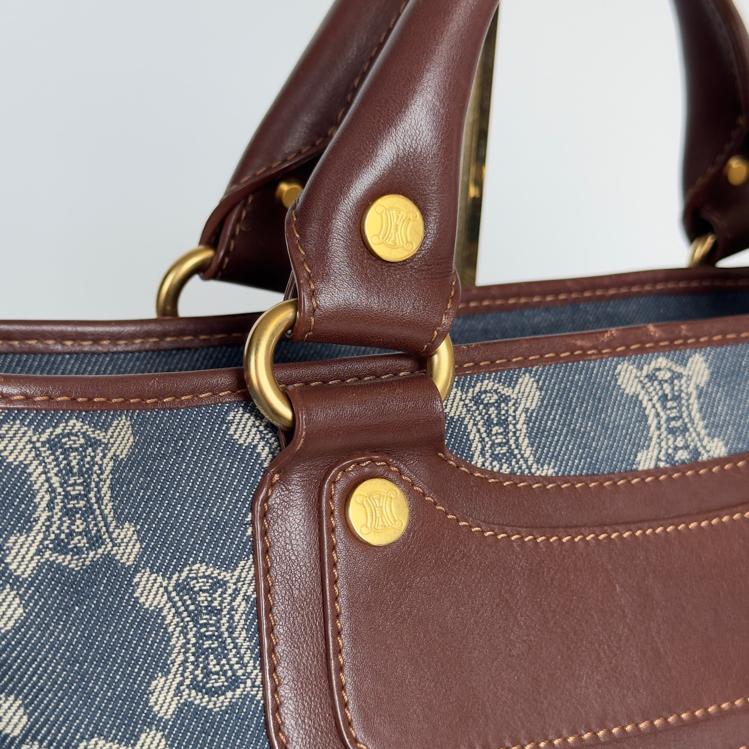 Celine Denim Macadam Boogie Bag - Queen May