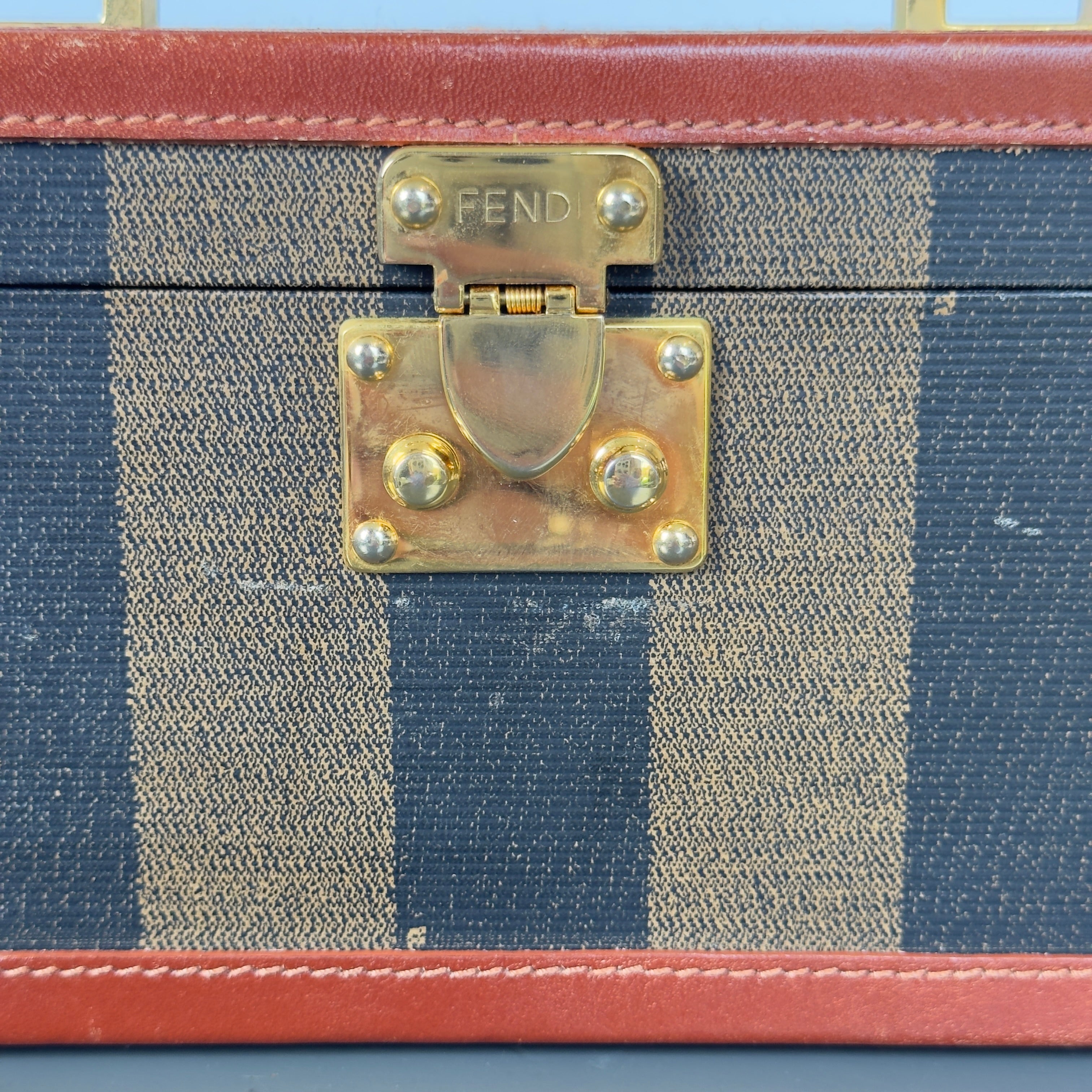Rare Vintage Fendi Mini Pequin Hardcase - Queen May