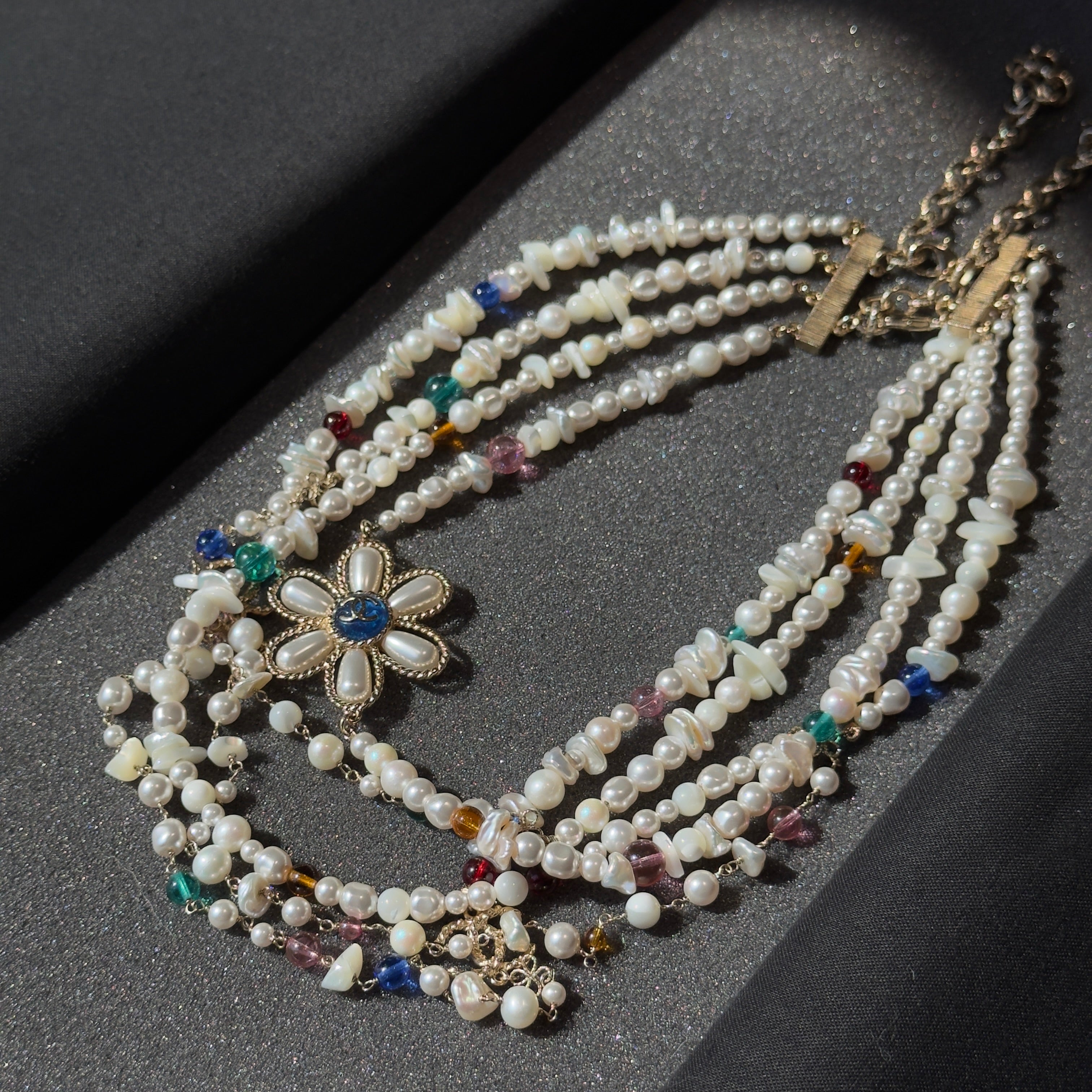 Chanel 19S Multi Strand Flower Necklace - Queen May