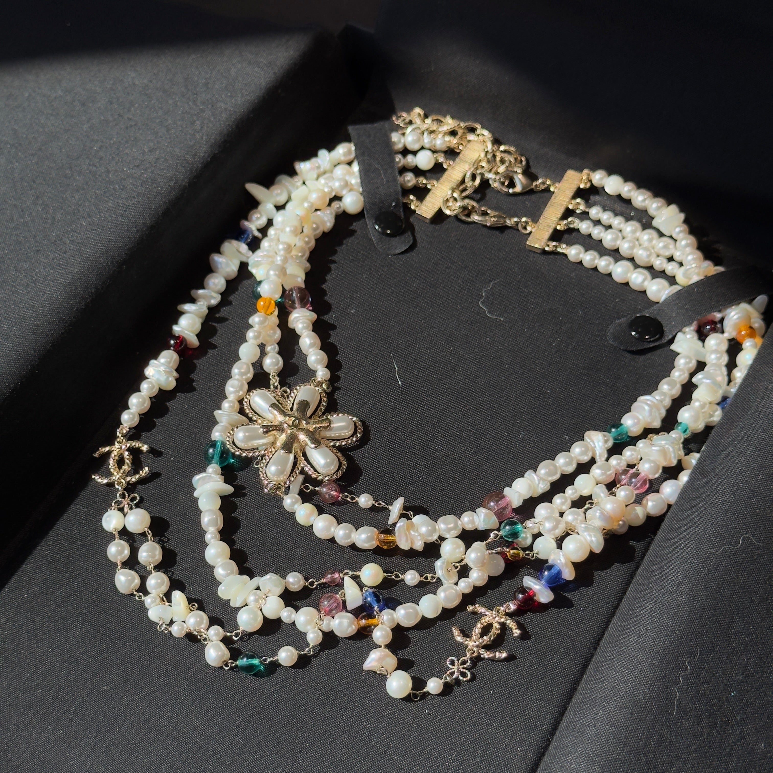Chanel 19S Multi Strand Flower Necklace - Queen May