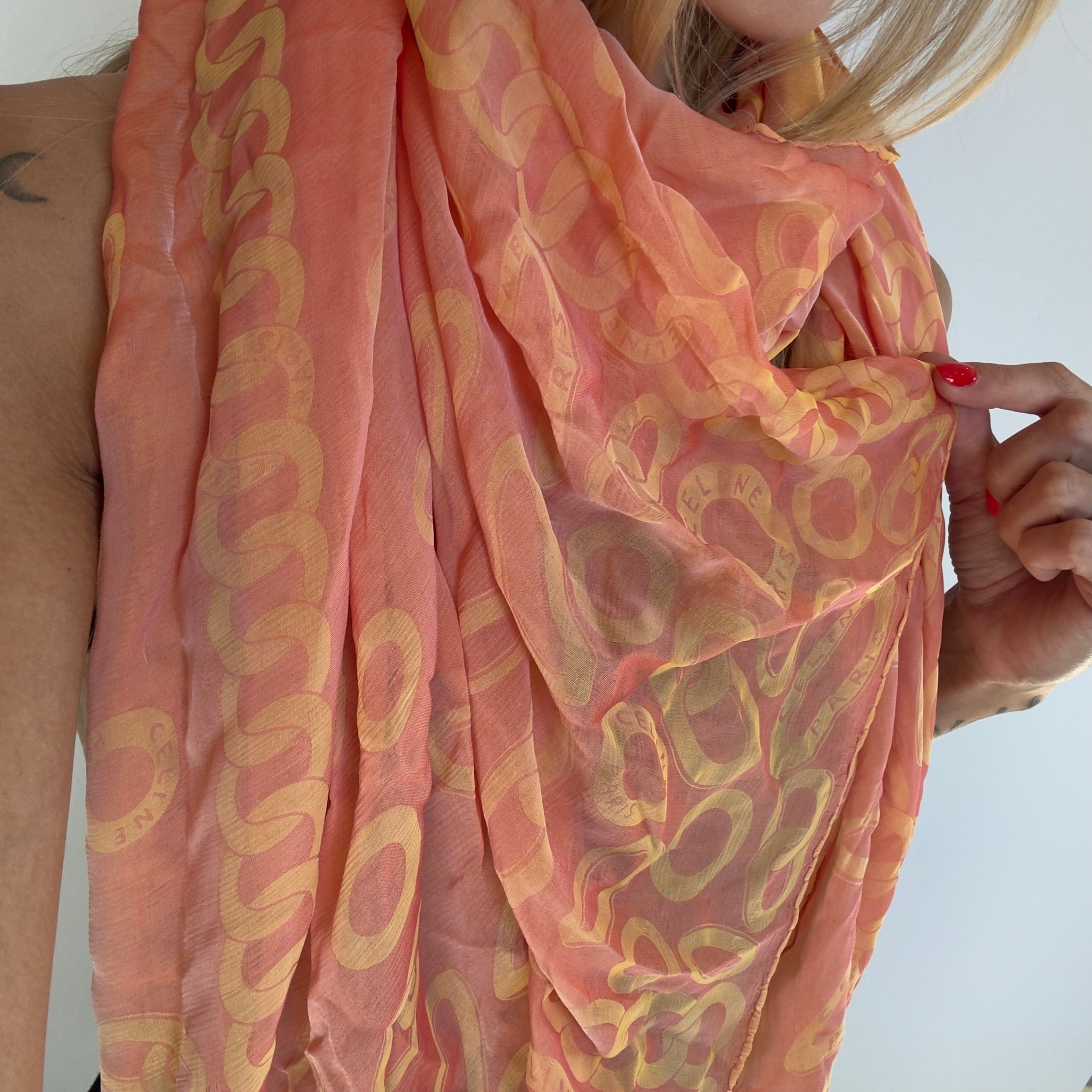 Celine Chiffon Scarf - Queen May