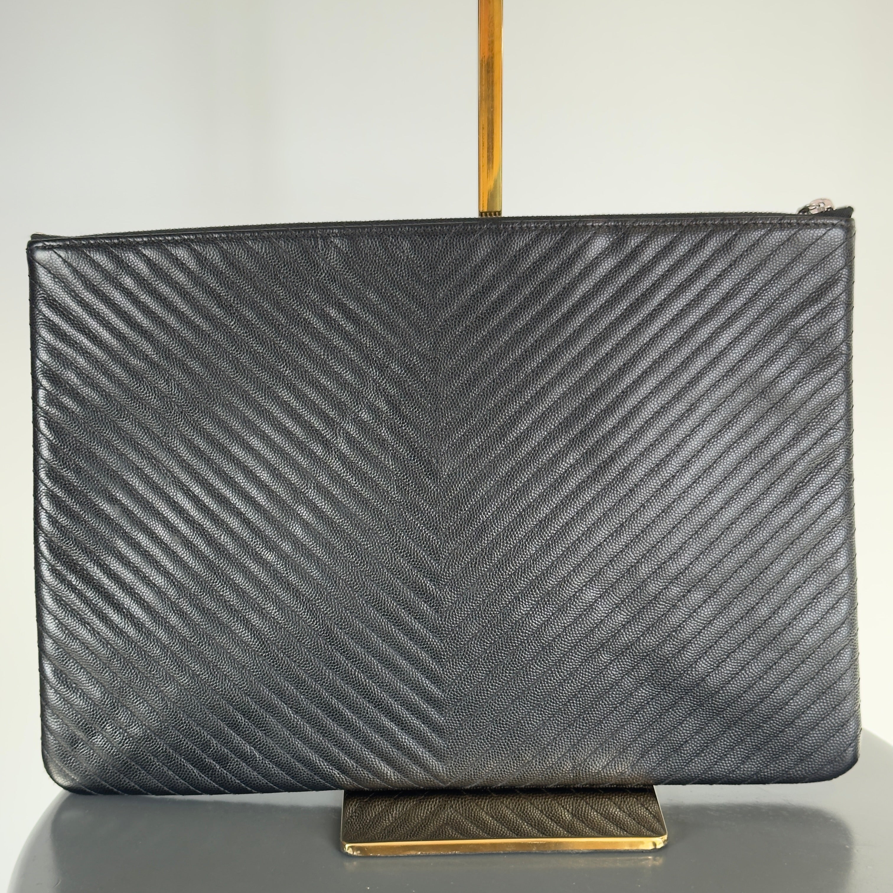 Chanel Caviar O-Case Chevron - Queen May