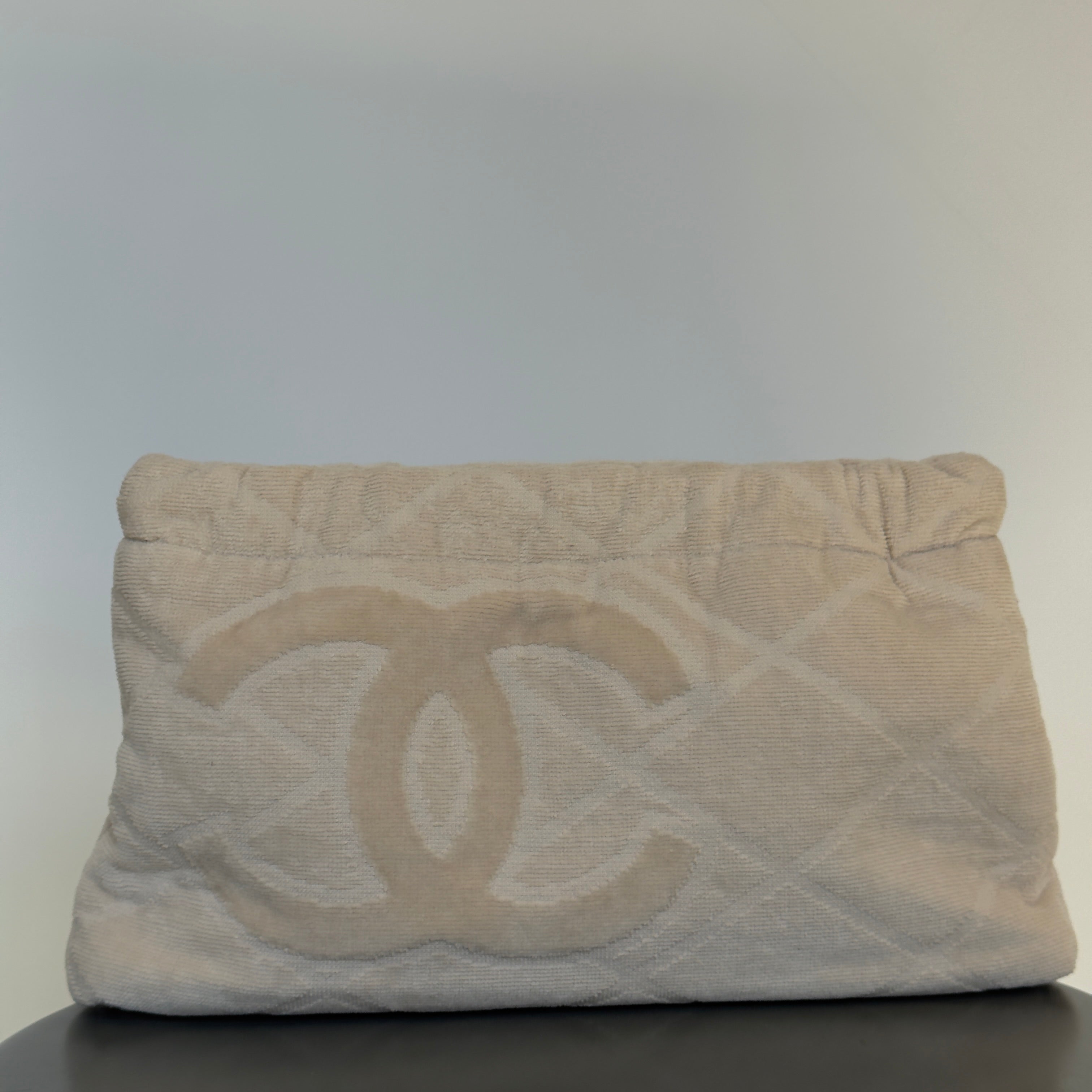 Lady Cuir x Queen May Saint Tropez Towel Clutch Beige - Queen May