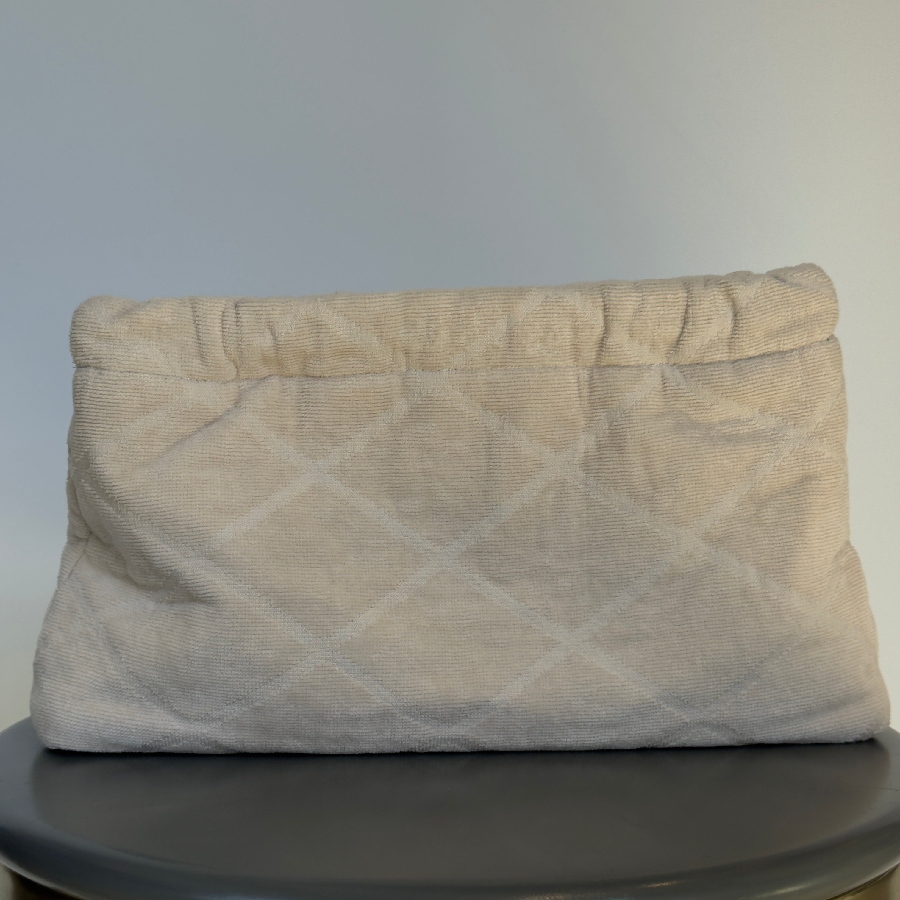 Lady Cuir x Queen May Saint Tropez Towel Clutch Beige - Queen May