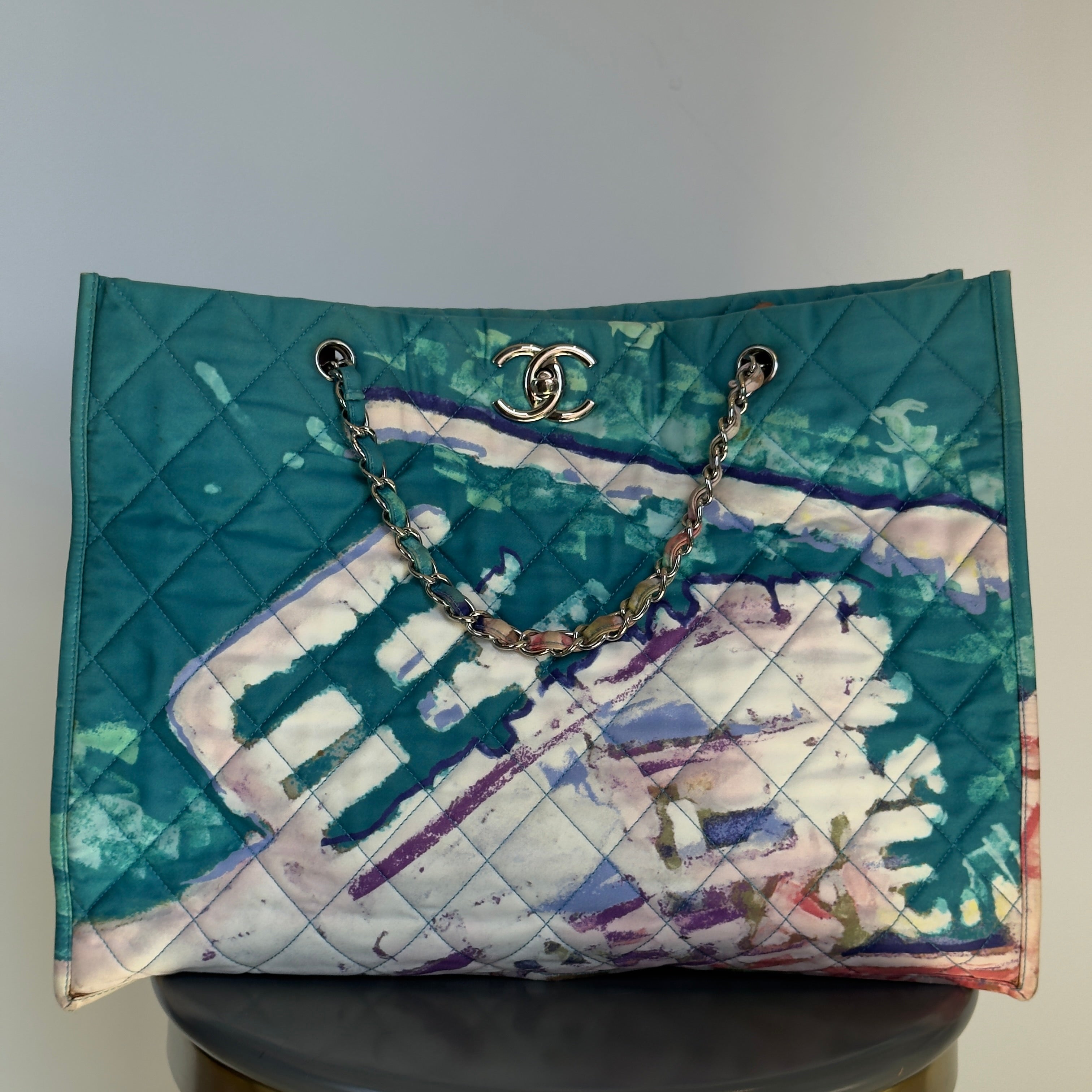 Chanel Watercolor Graffiti Beach Tote 2011 - Queen May