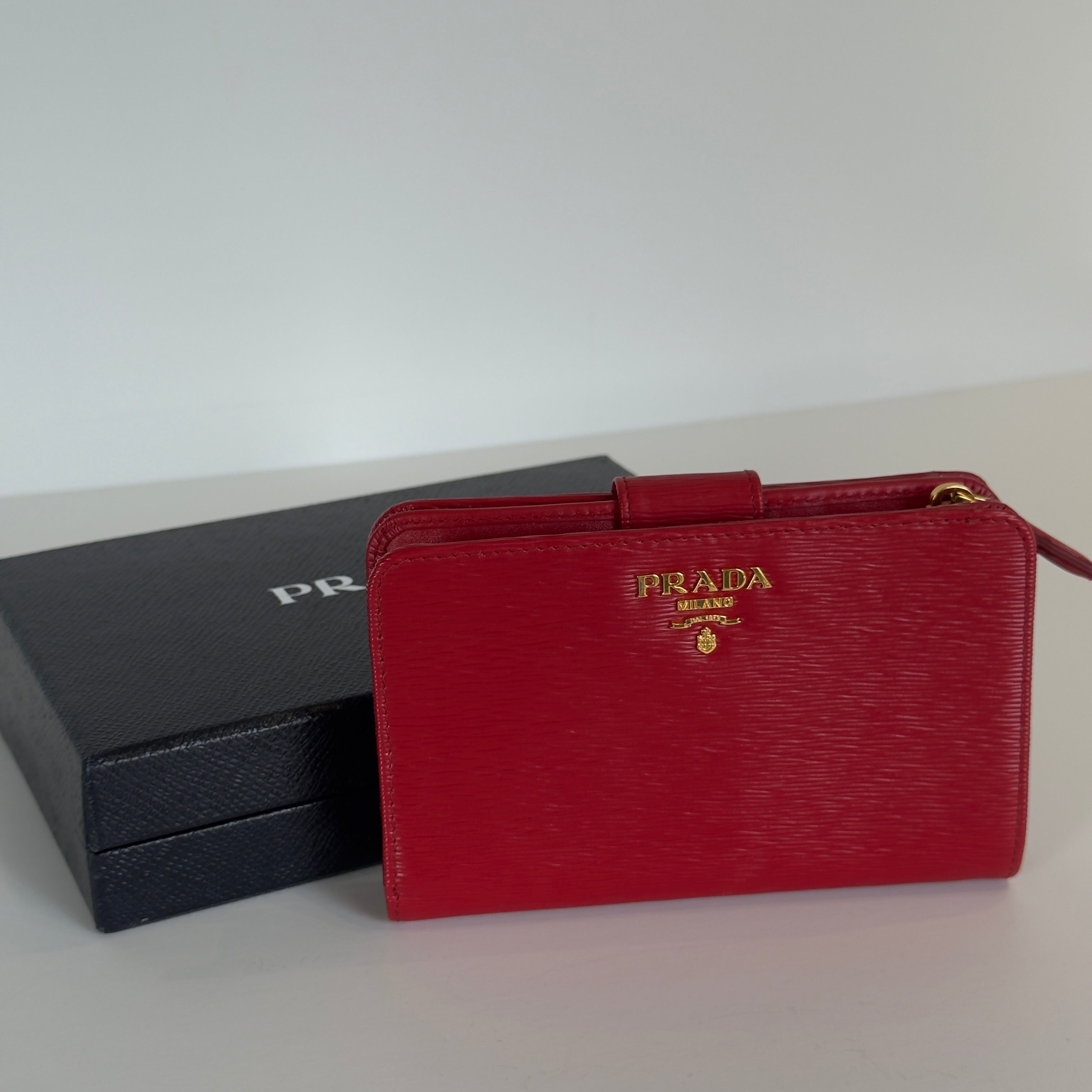 Prada Saffiano Continental Wallet - Queen May