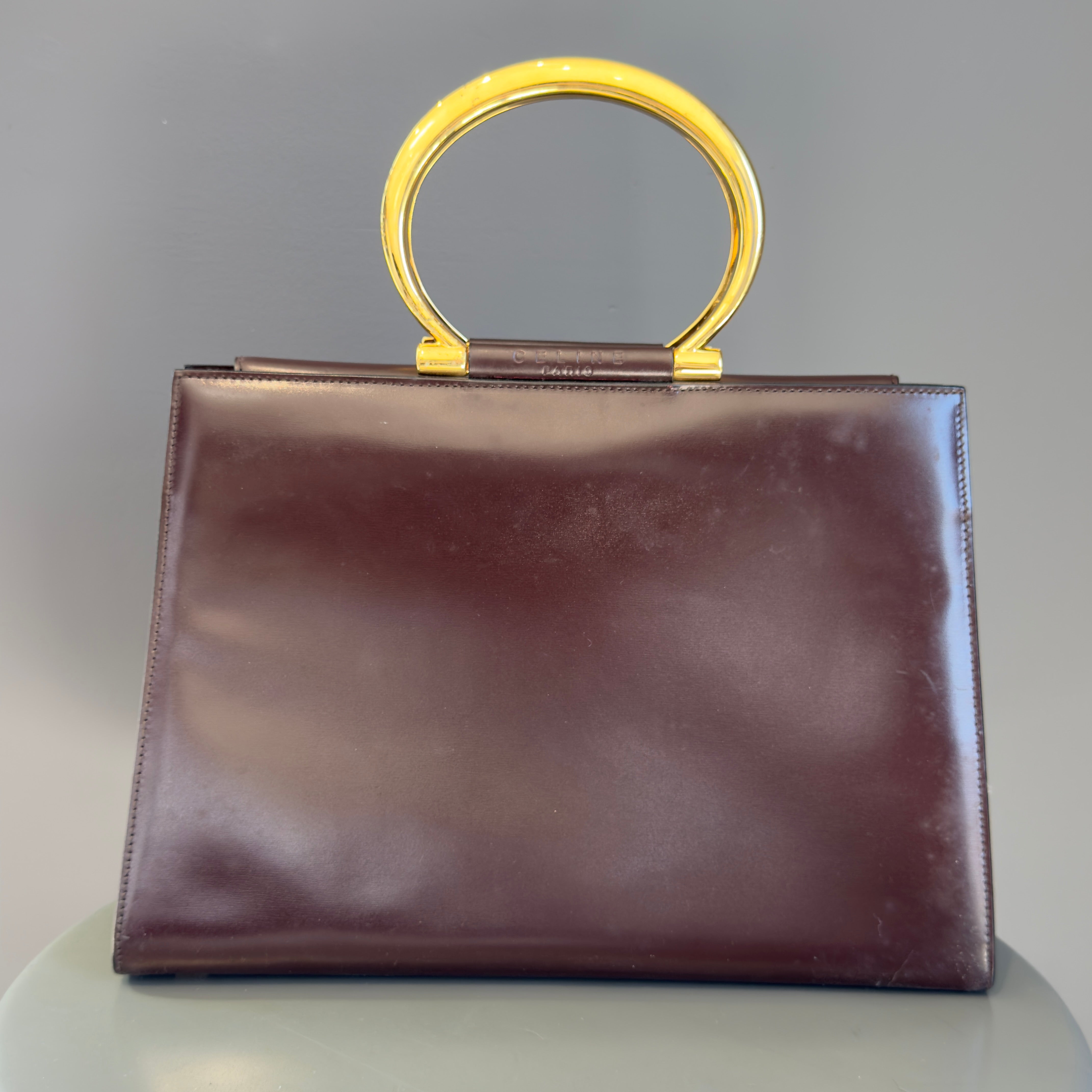 Vintage Celine Leather Top Handle - Queen May