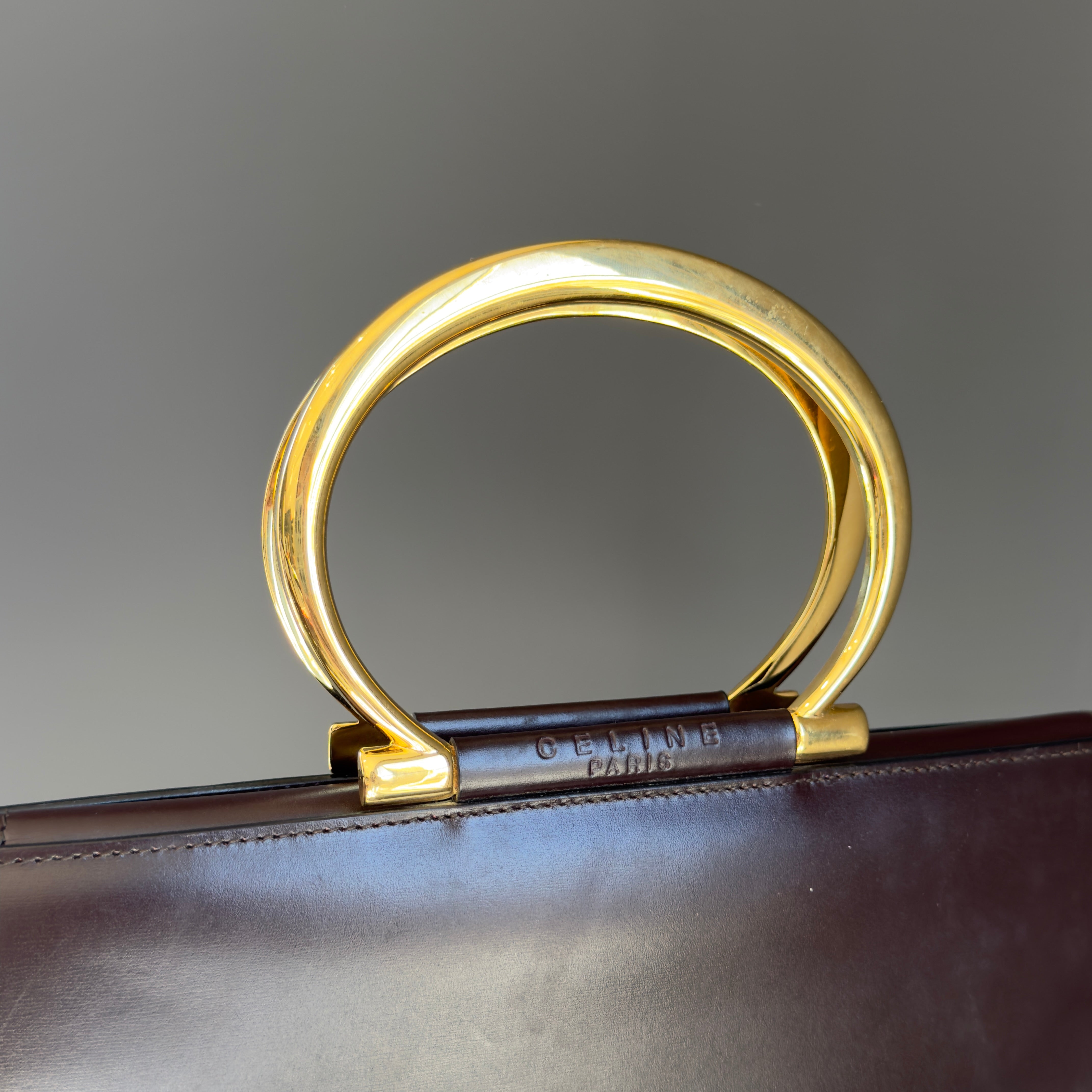 Vintage Celine Leather Top Handle - Queen May
