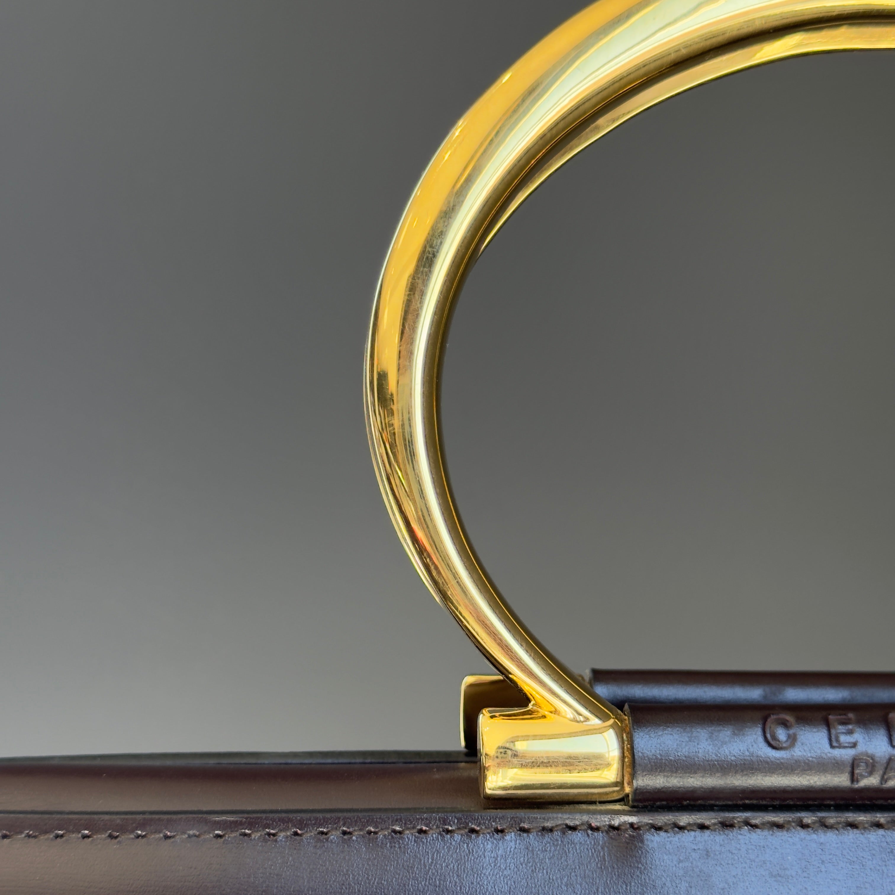 Vintage Celine Leather Top Handle - Queen May