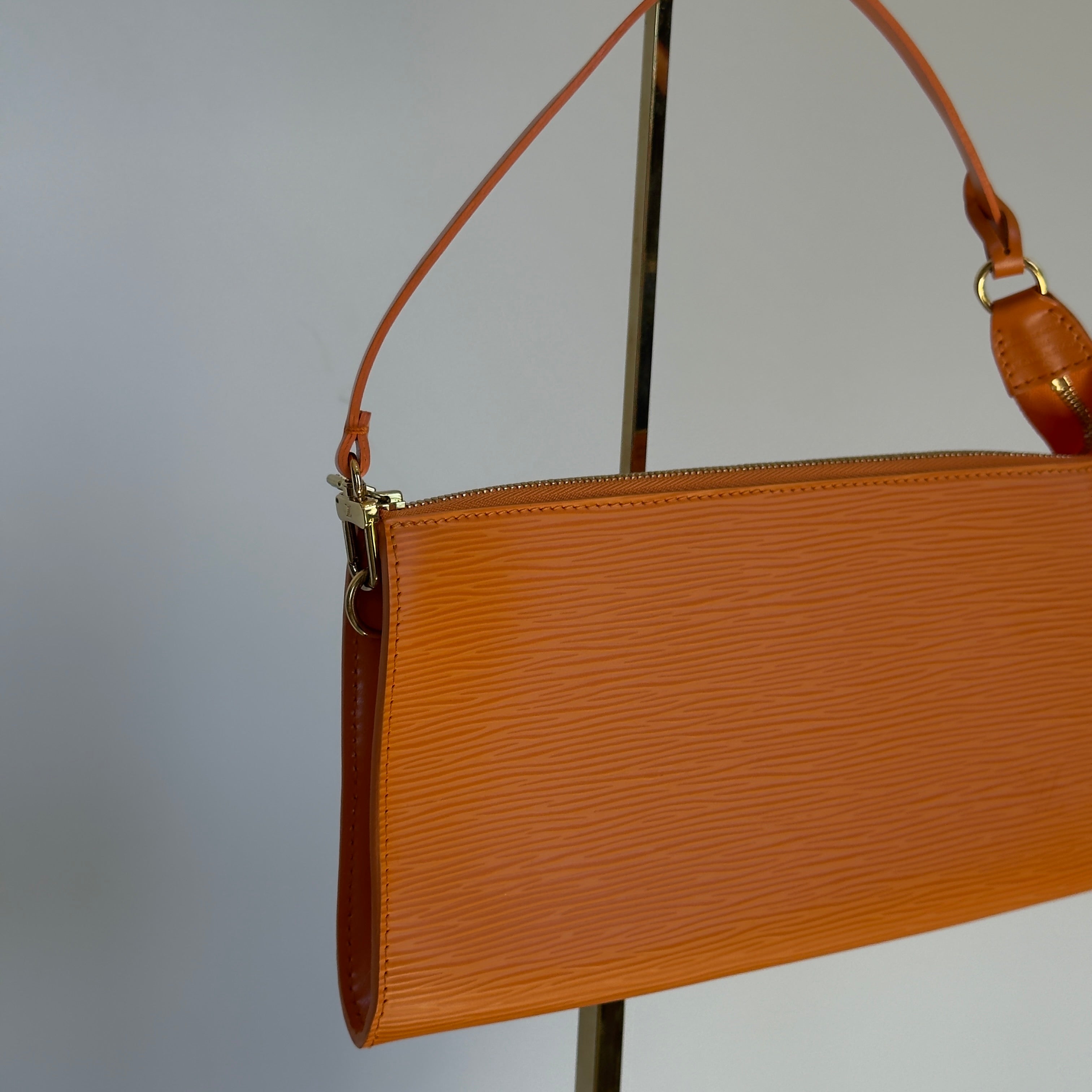 Louis Vuitton Epi Leather Papillon Pochette Orange - Queen May