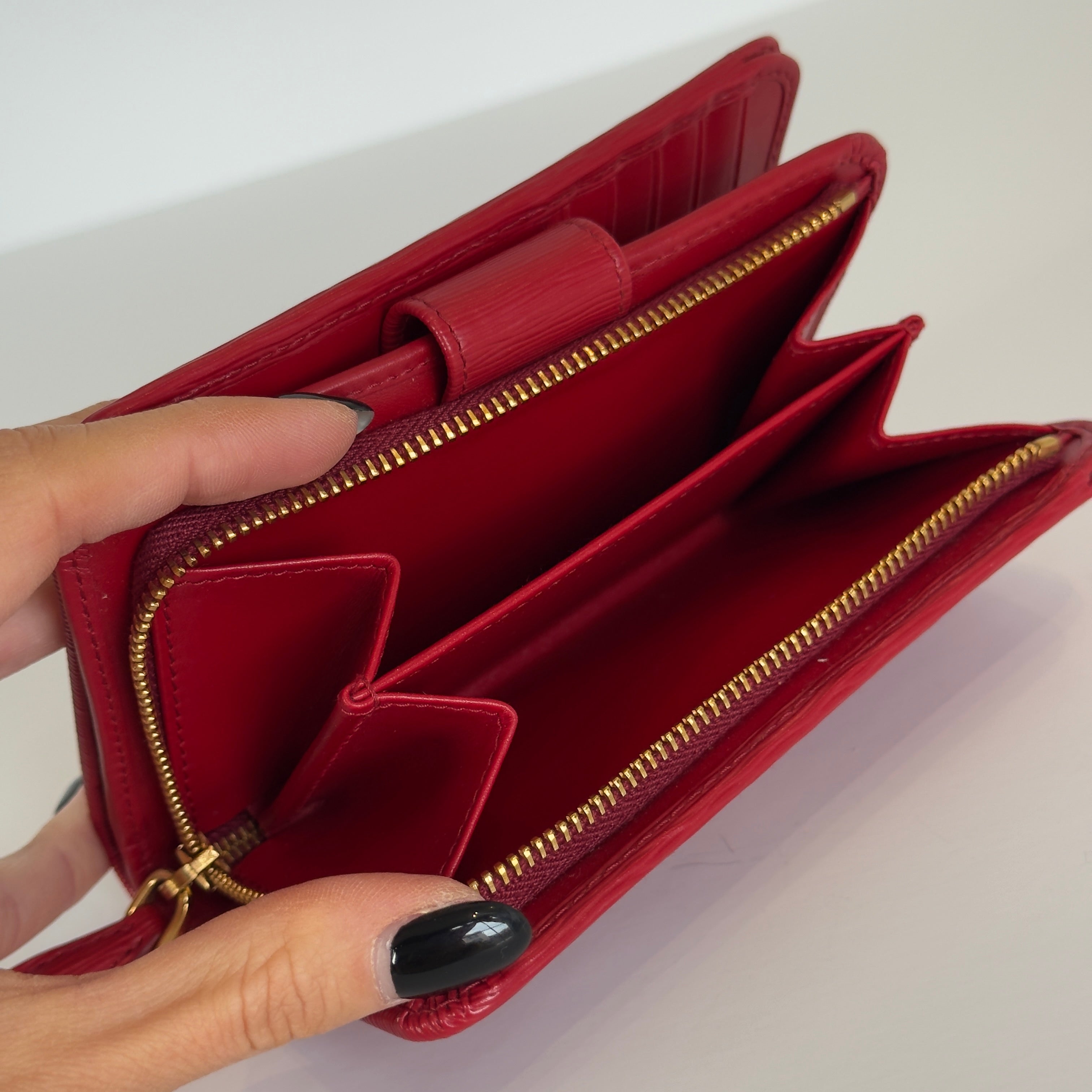 Prada Saffiano Continental Wallet - Queen May