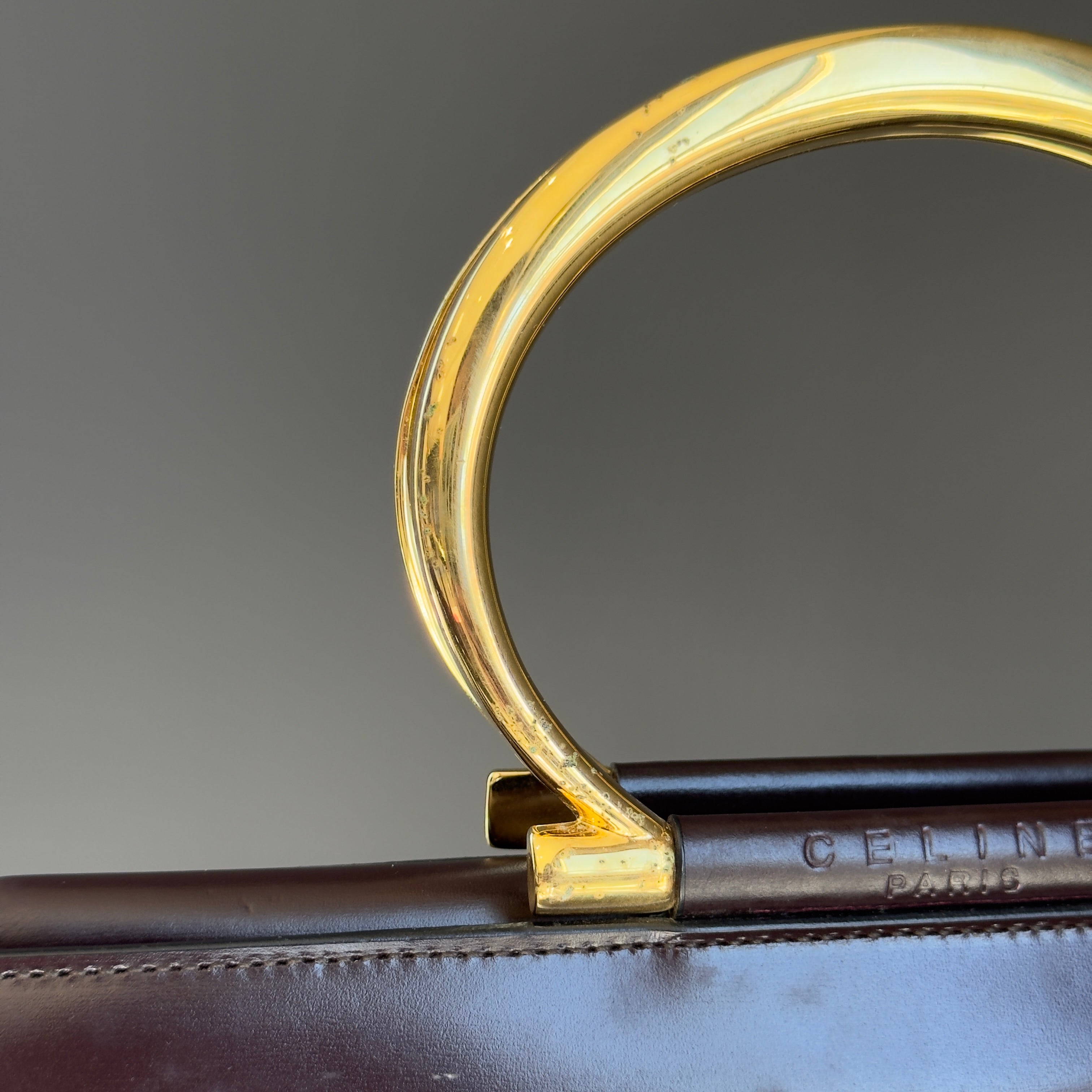 Vintage Celine Leather Top Handle - Queen May