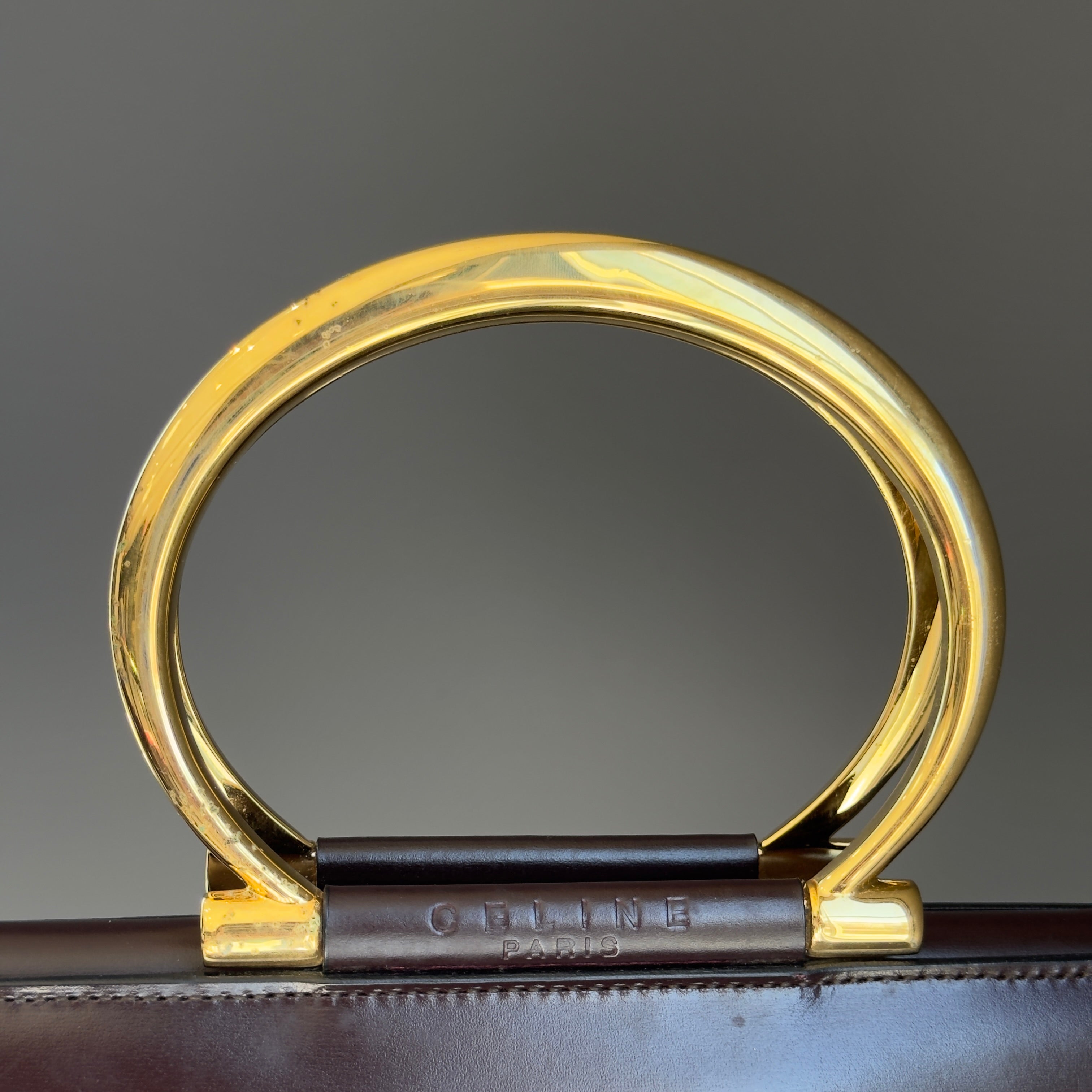 Vintage Celine Leather Top Handle - Queen May