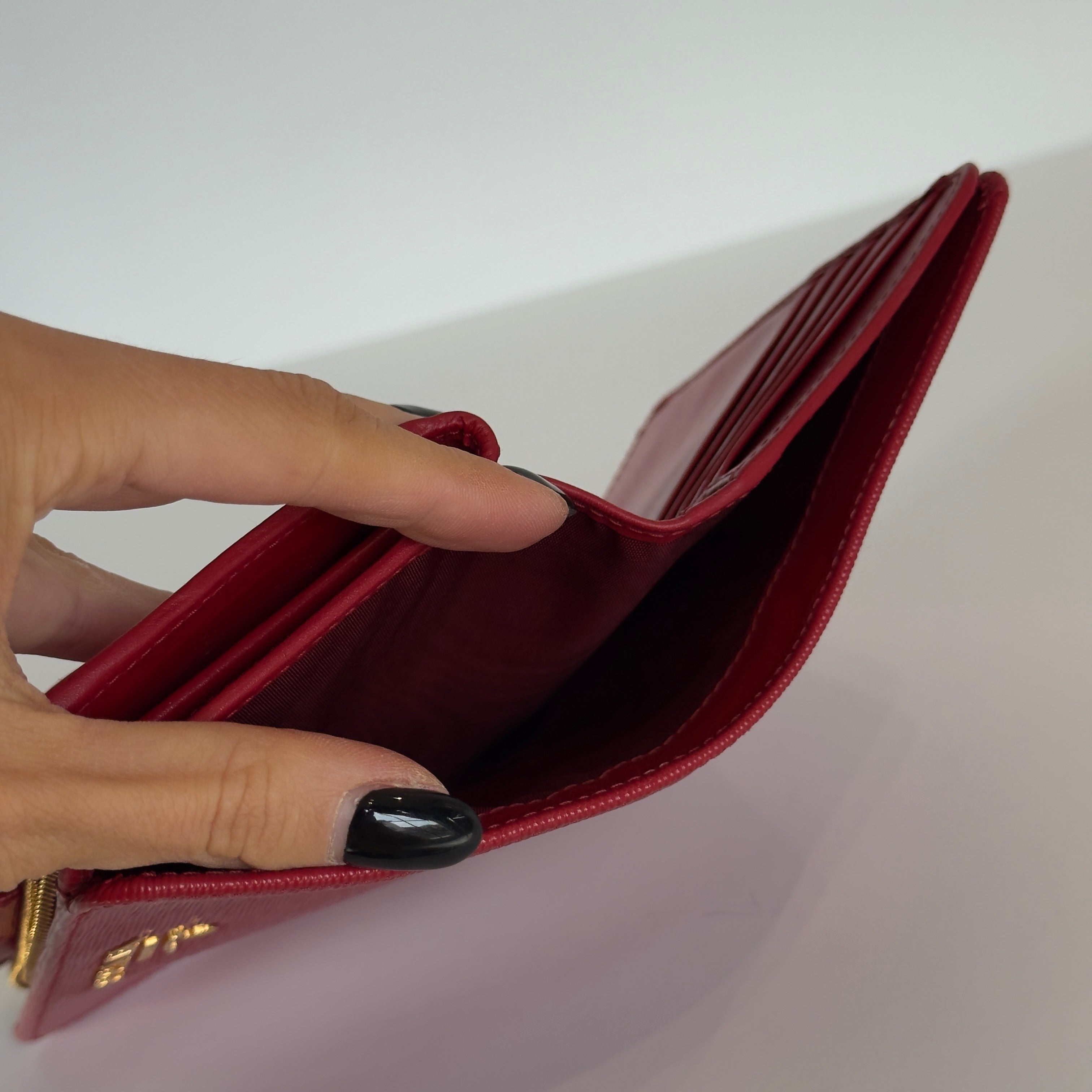 Prada Saffiano Continental Wallet - Queen May