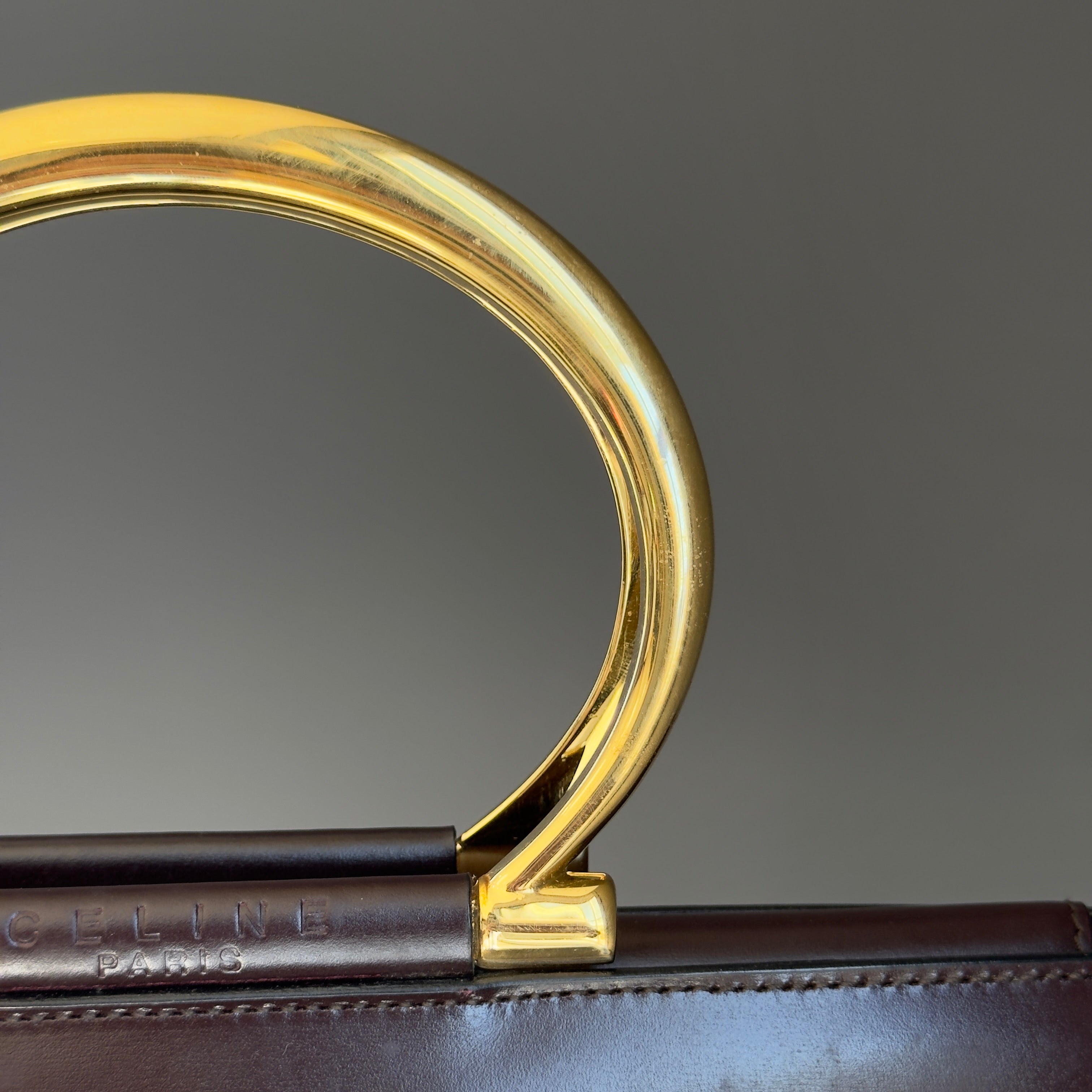 Vintage Celine Leather Top Handle - Queen May