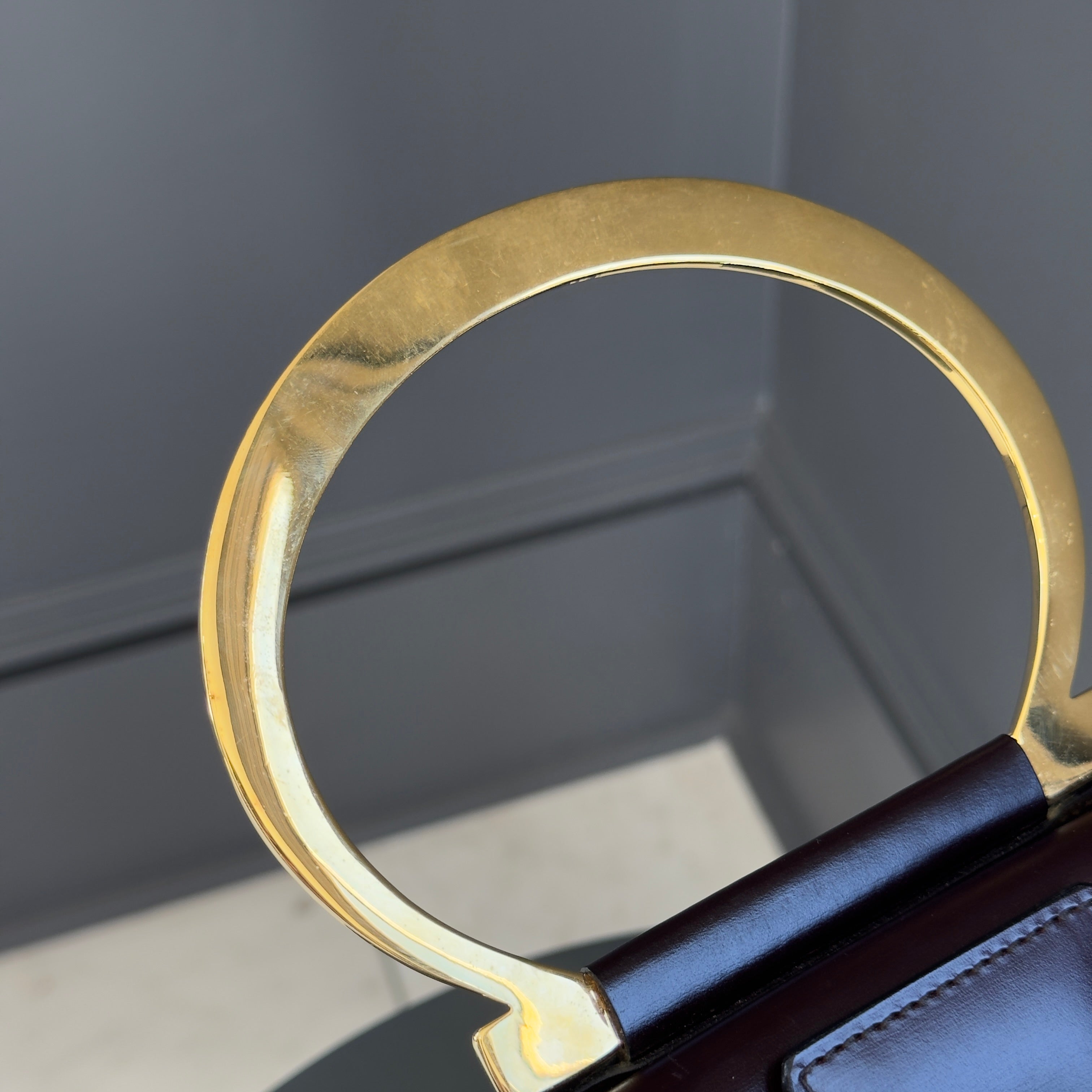 Vintage Celine Leather Top Handle - Queen May