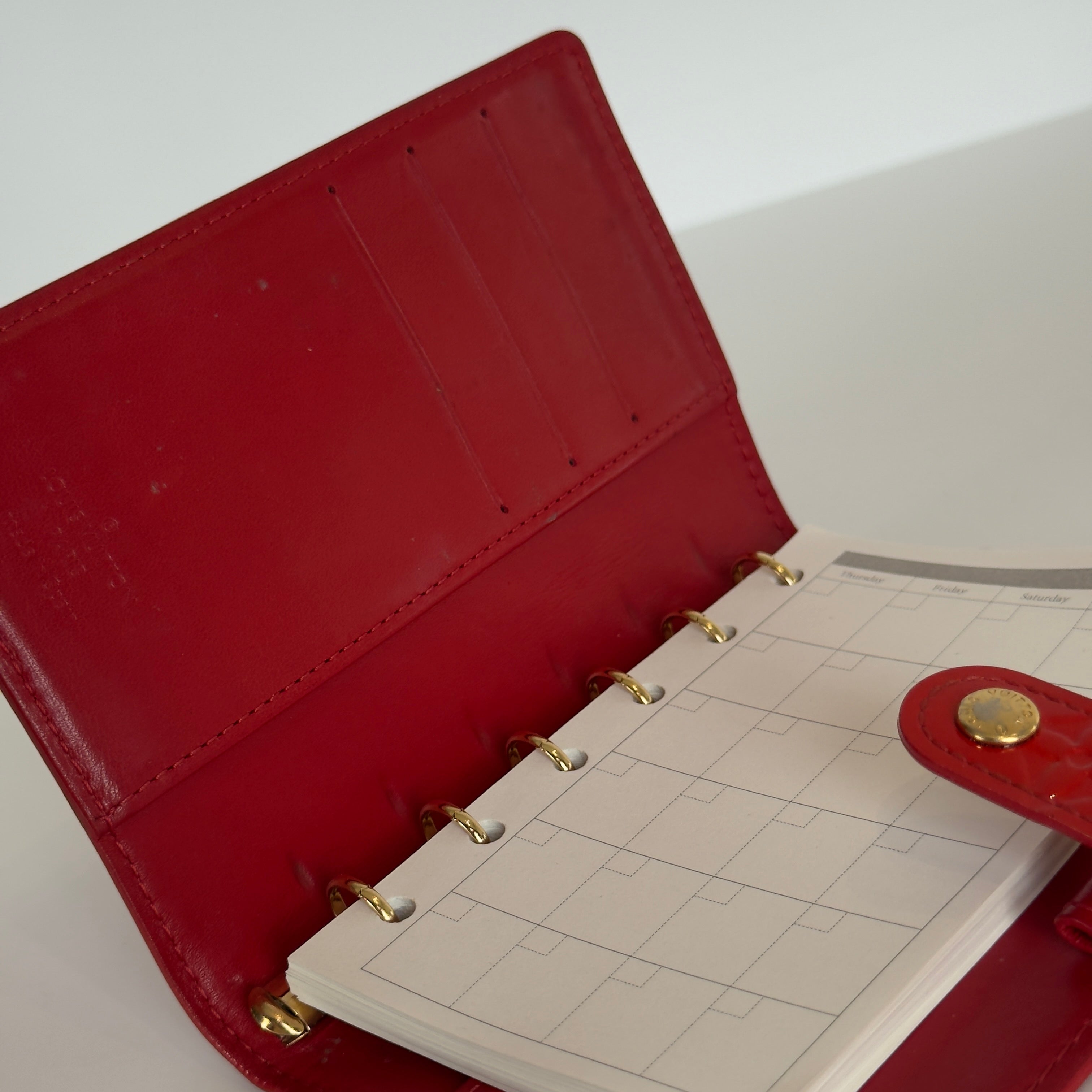 Louis Vuitton Vernis Agenda Red - Queen May