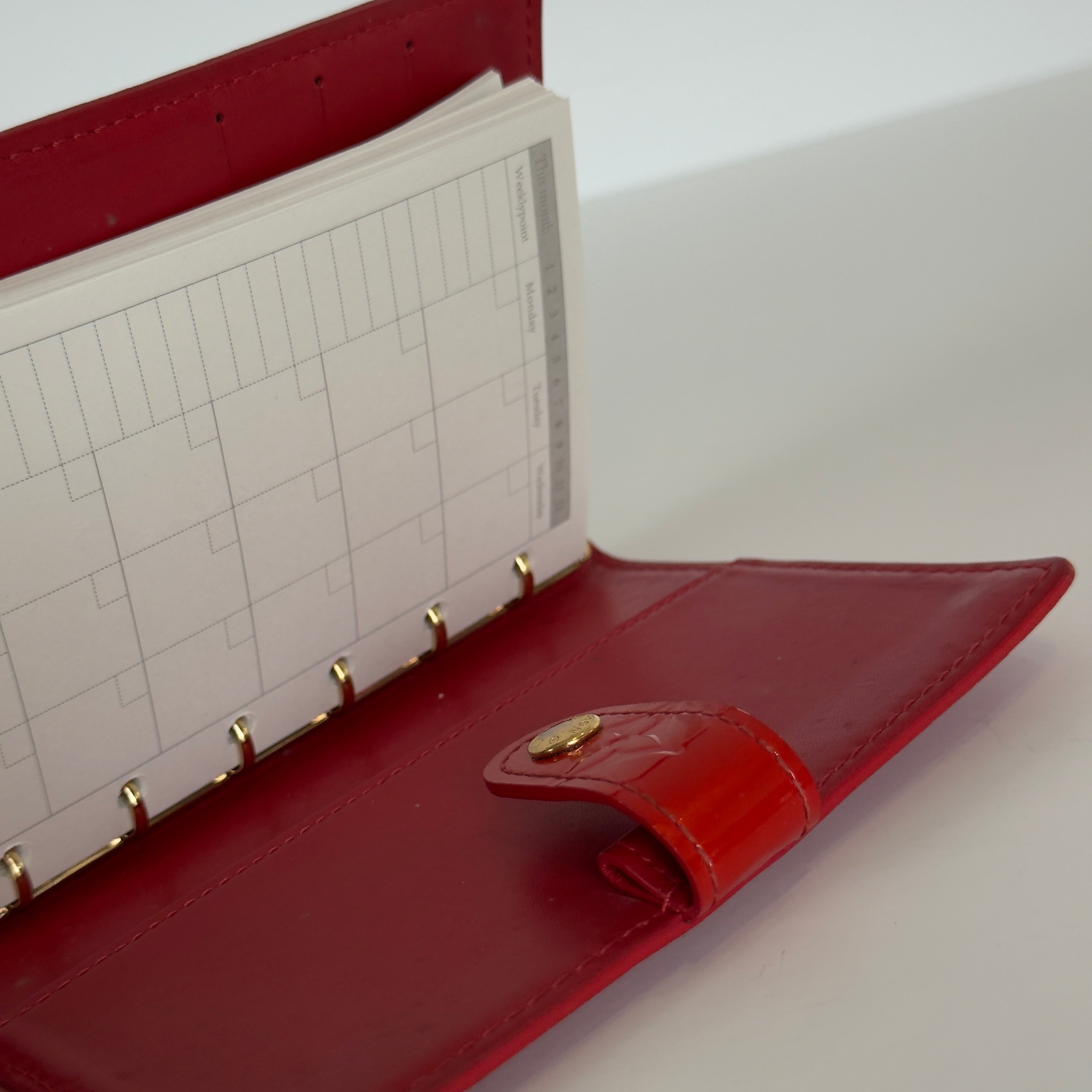 Louis Vuitton Vernis Agenda Red - Queen May