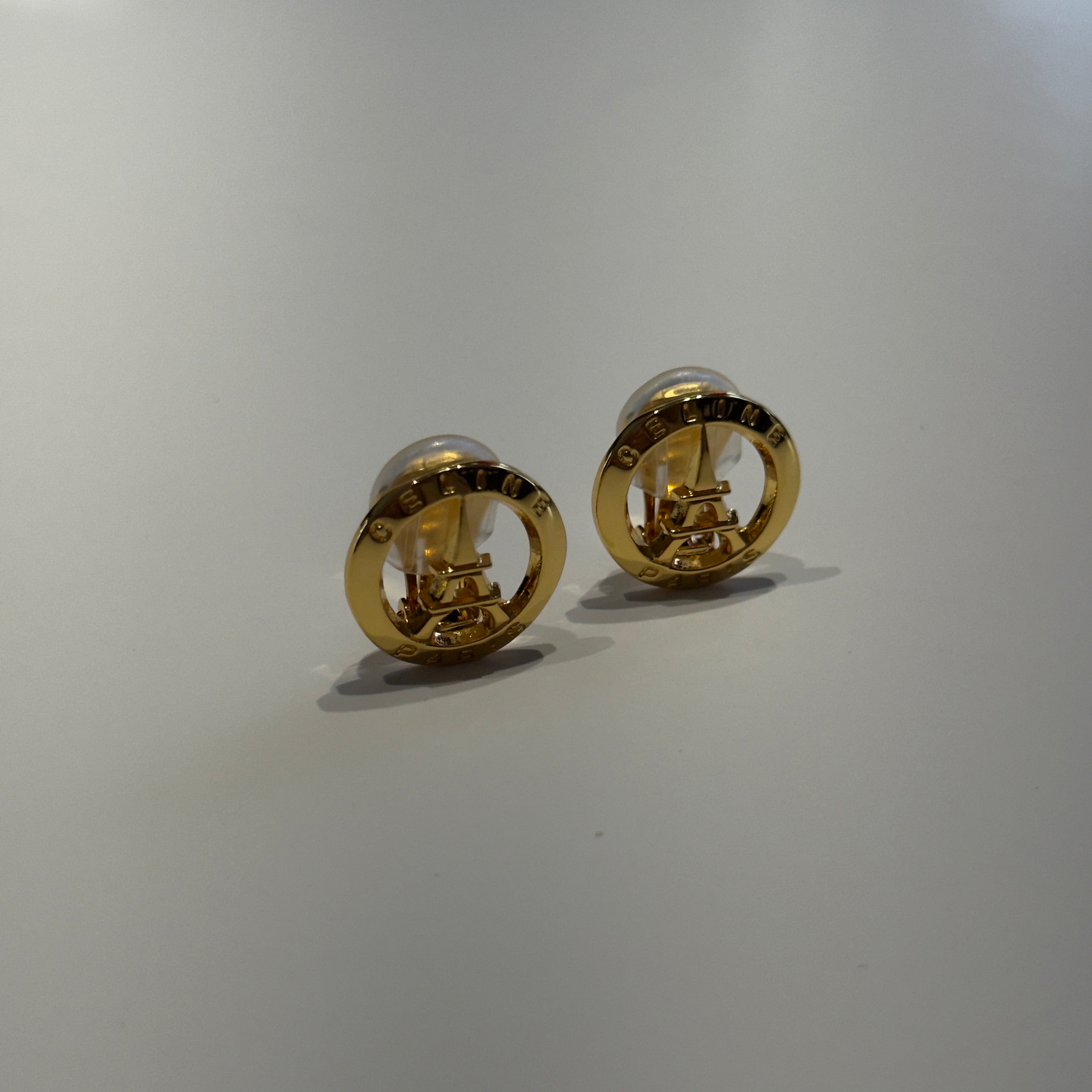 Vintage Celine Eiffel Tower Clip On Earrings - Queen May