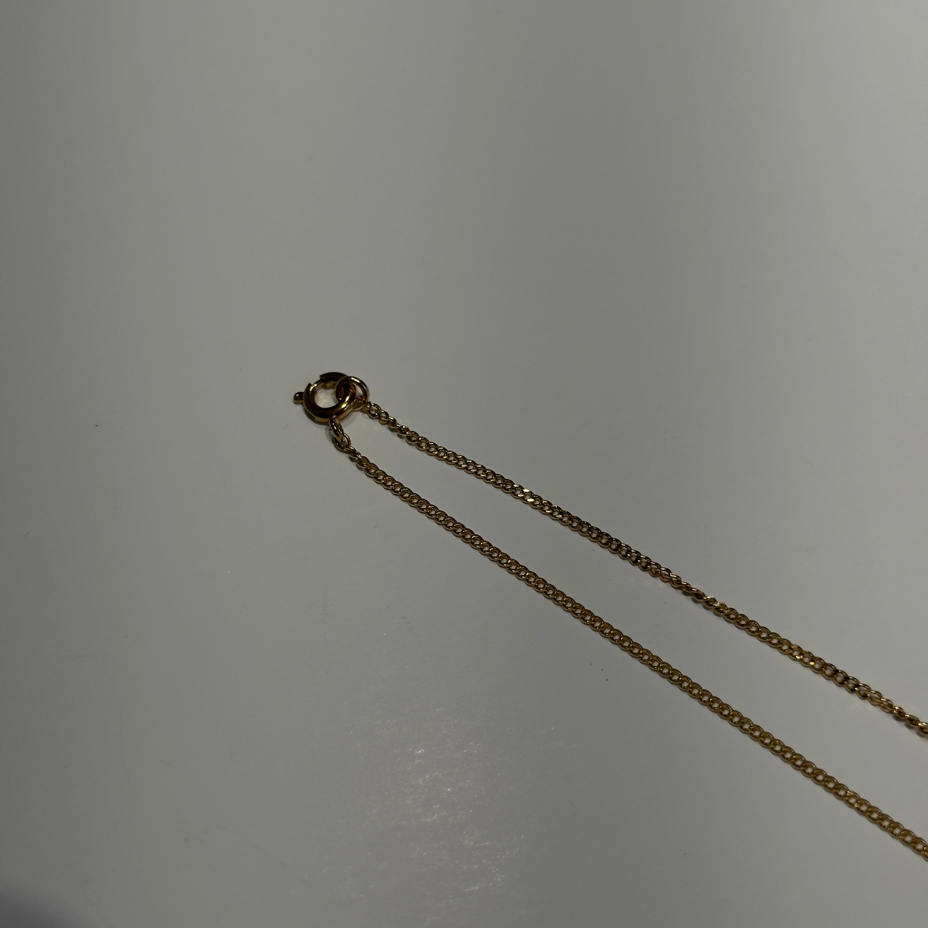 Chanel 2001 A Gold Tone Black Rhinestone CC Necklace - Queen May