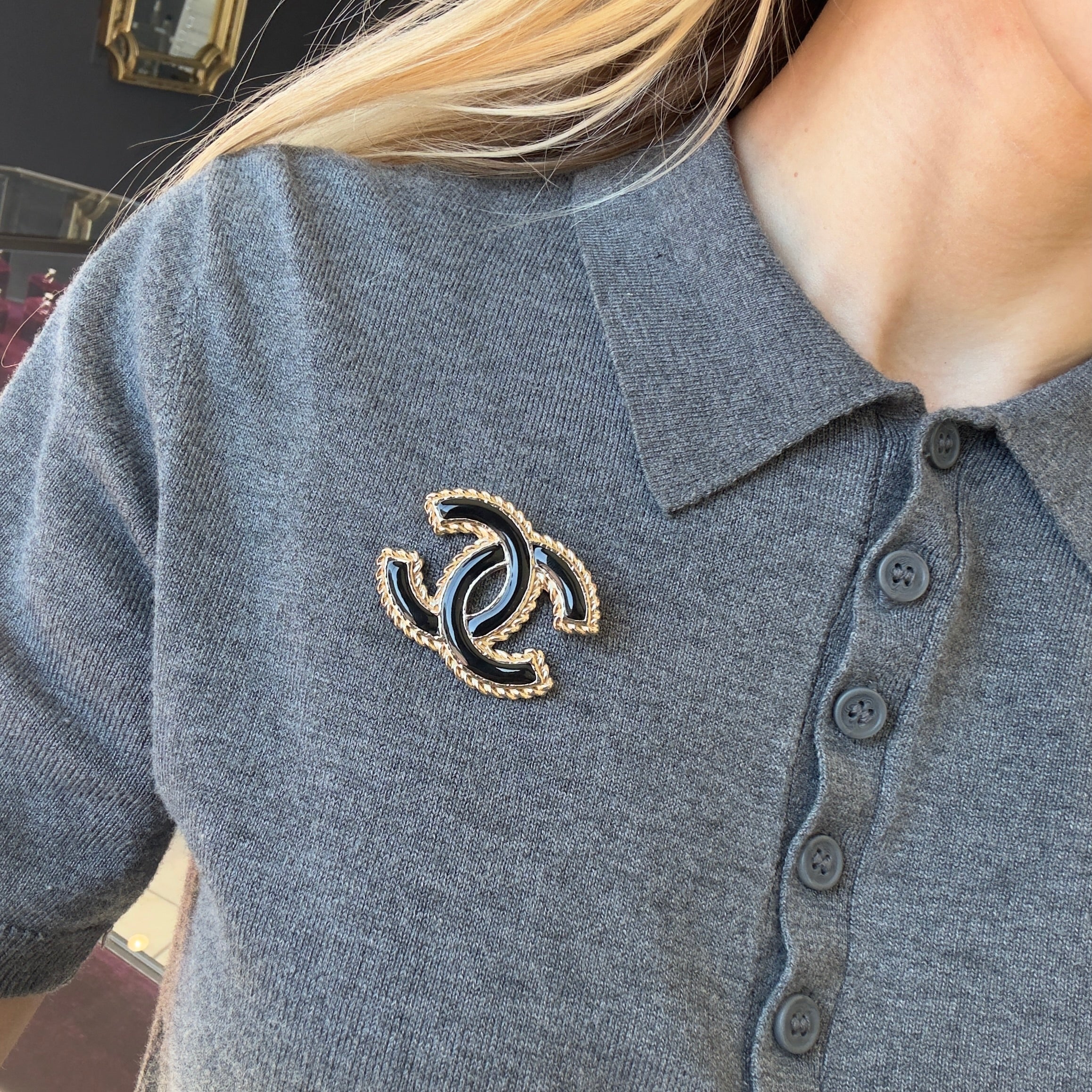 Chanel 2024 Enamel Brooch - Queen May