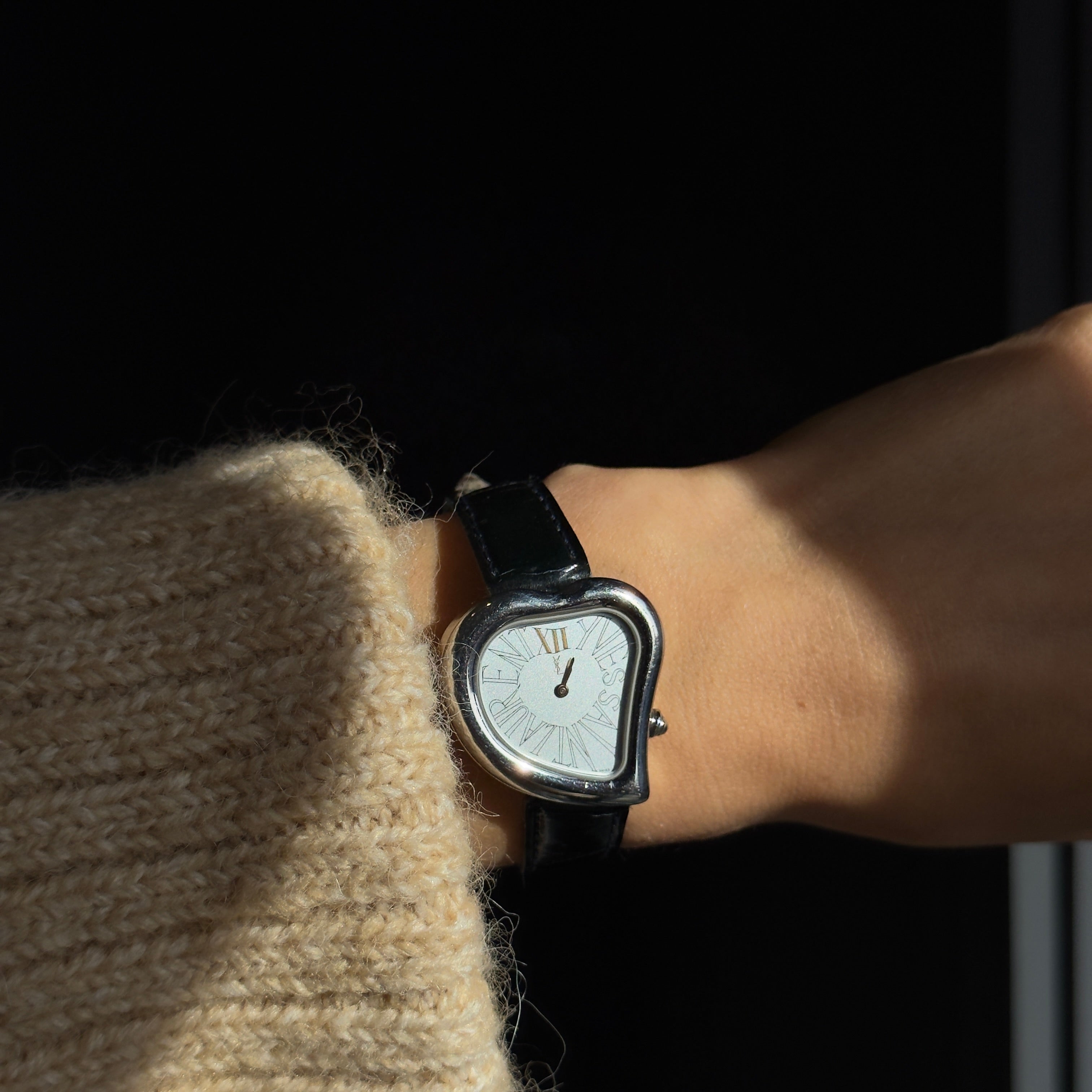 Vintage Yves Saint Laurent Heart Watch - Queen May