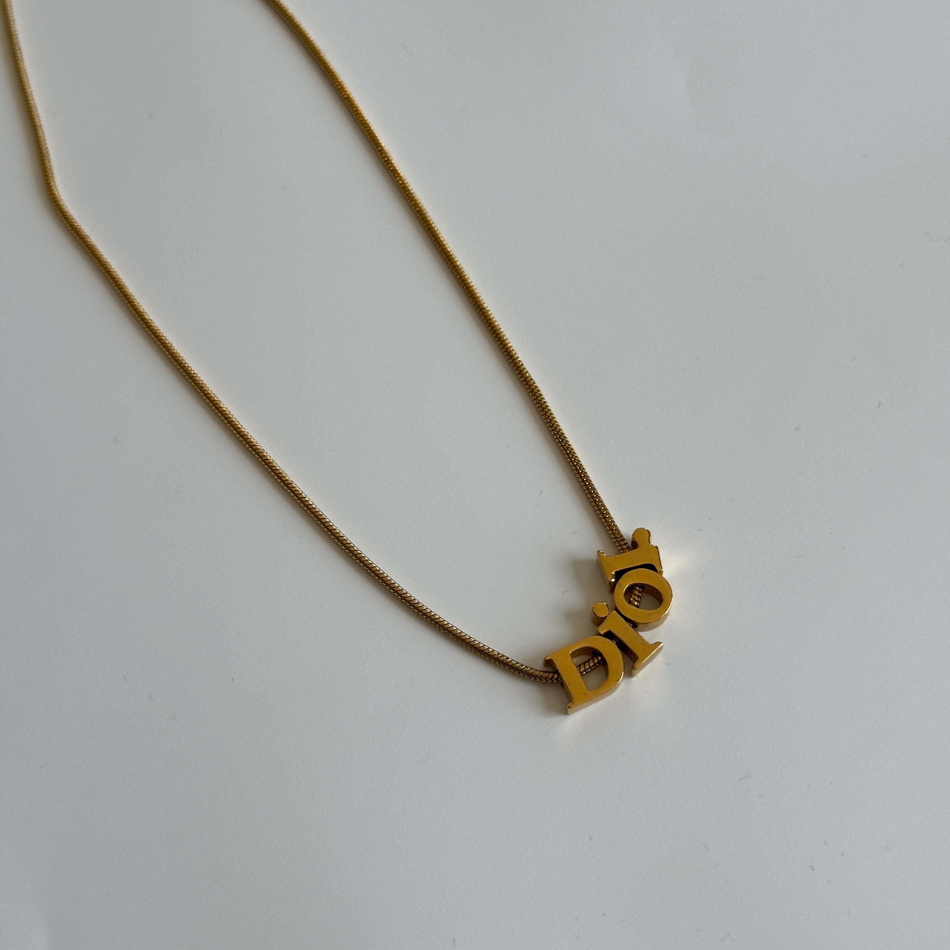 Dior Vintage Gold Tone Choker Necklace - Queen May