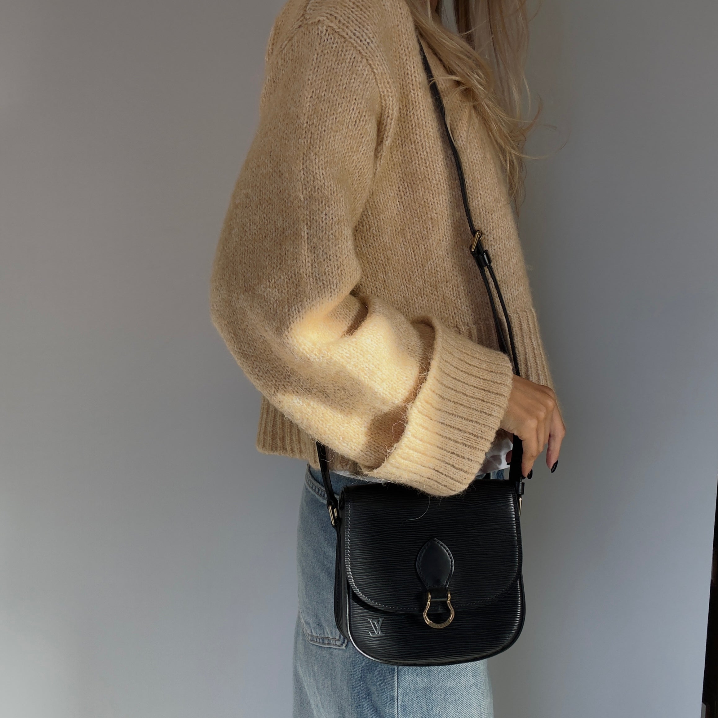 Louis Vuitton Black Epi St Cloud Mini Bag - Queen May