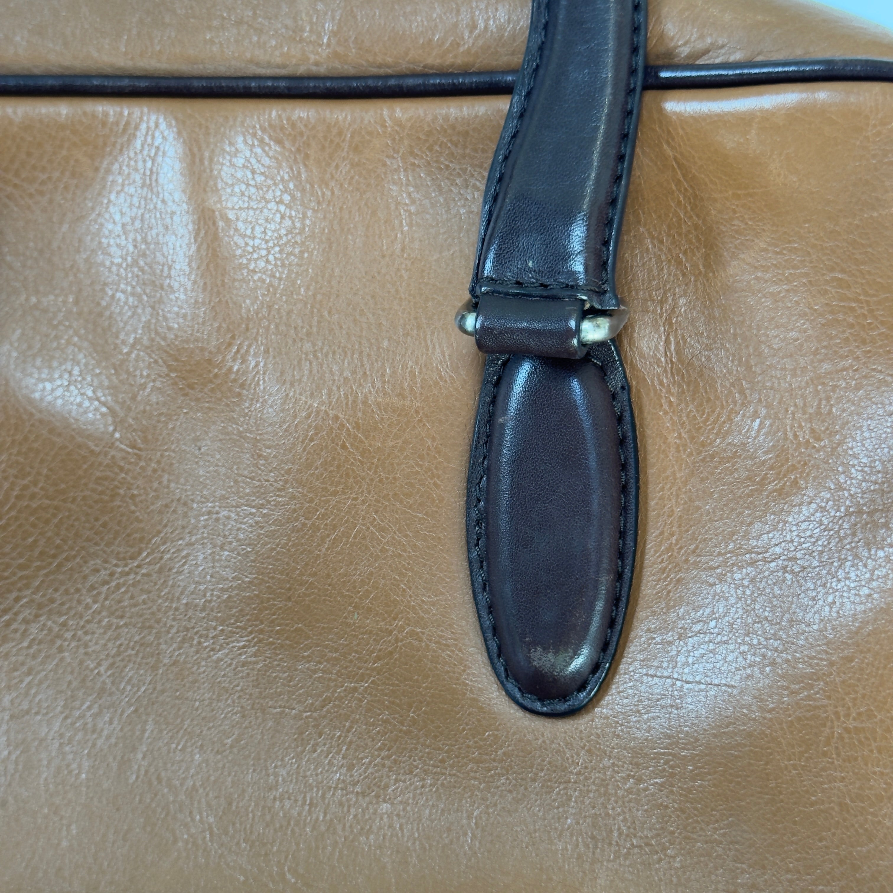 Vintage Miu Miu Cognac Boston Bag - Queen May