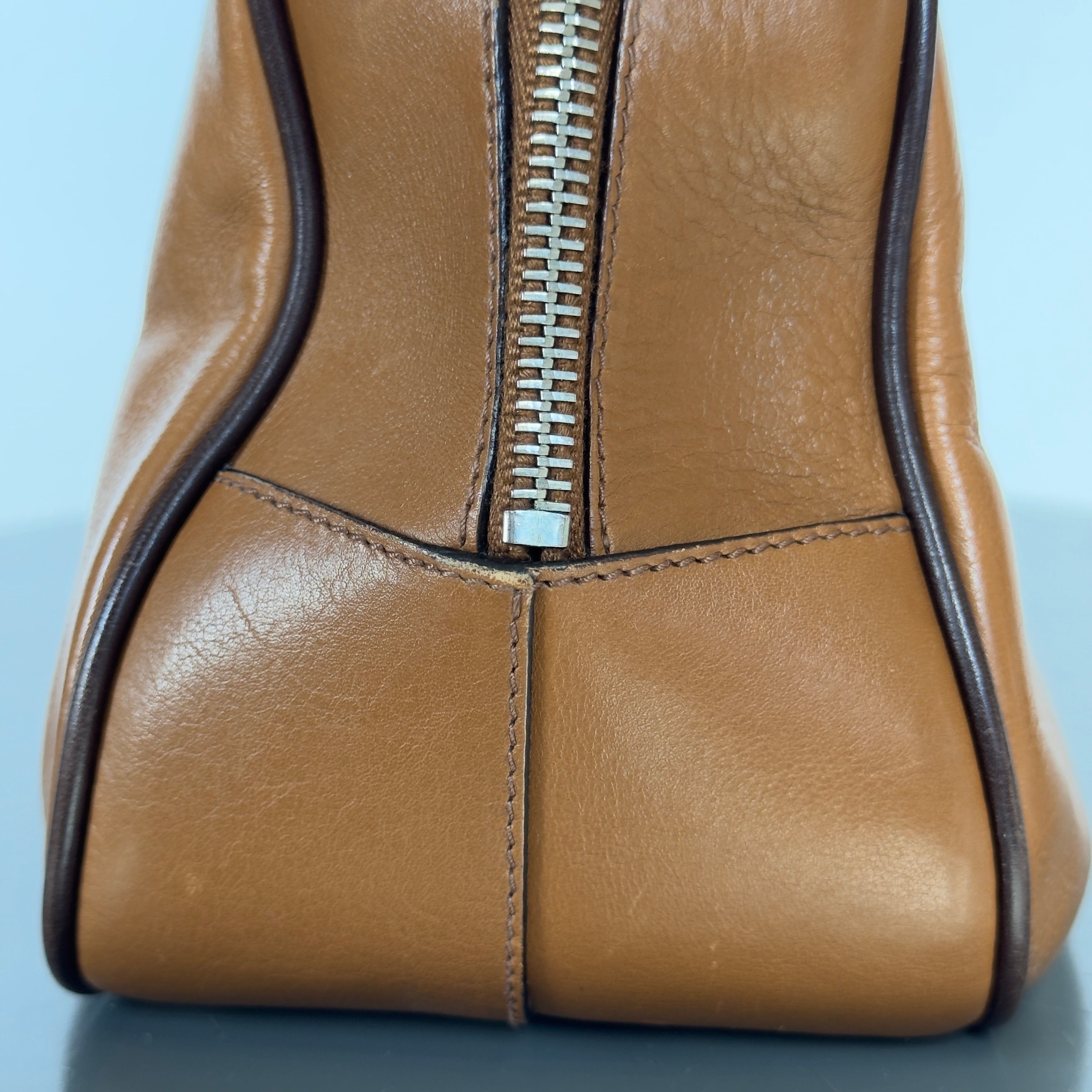 Vintage Miu Miu Cognac Boston Bag - Queen May