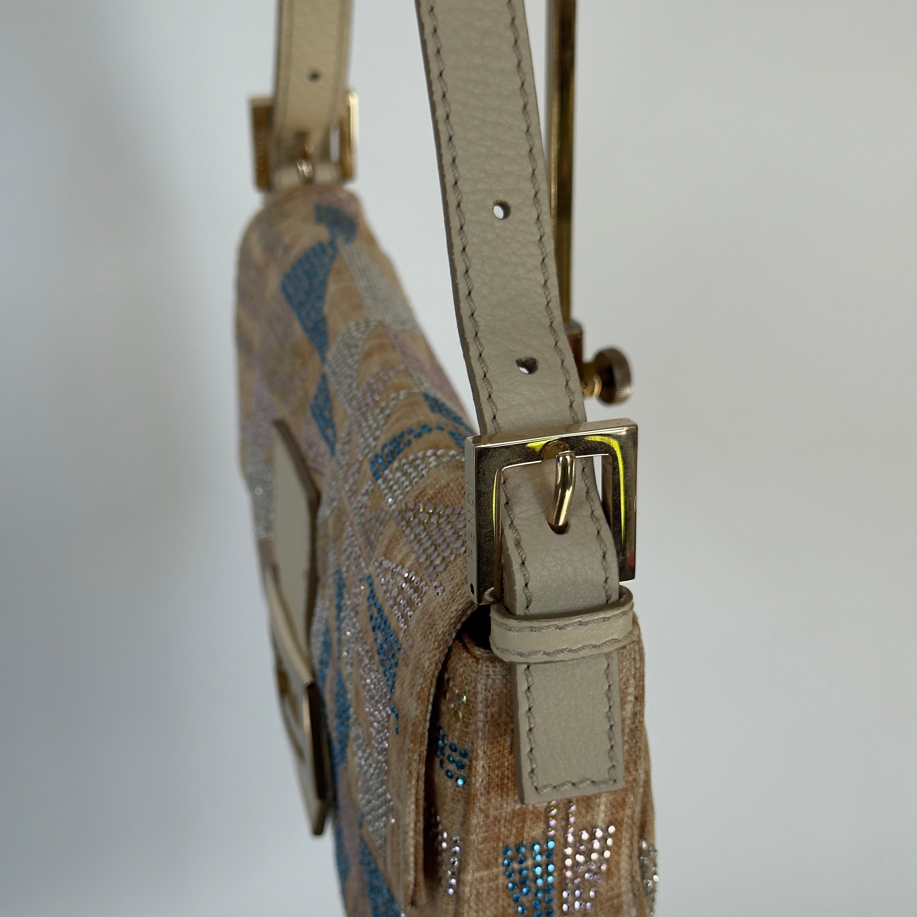 Ultra Rare Fendi Rhinestone Baguette - Queen May