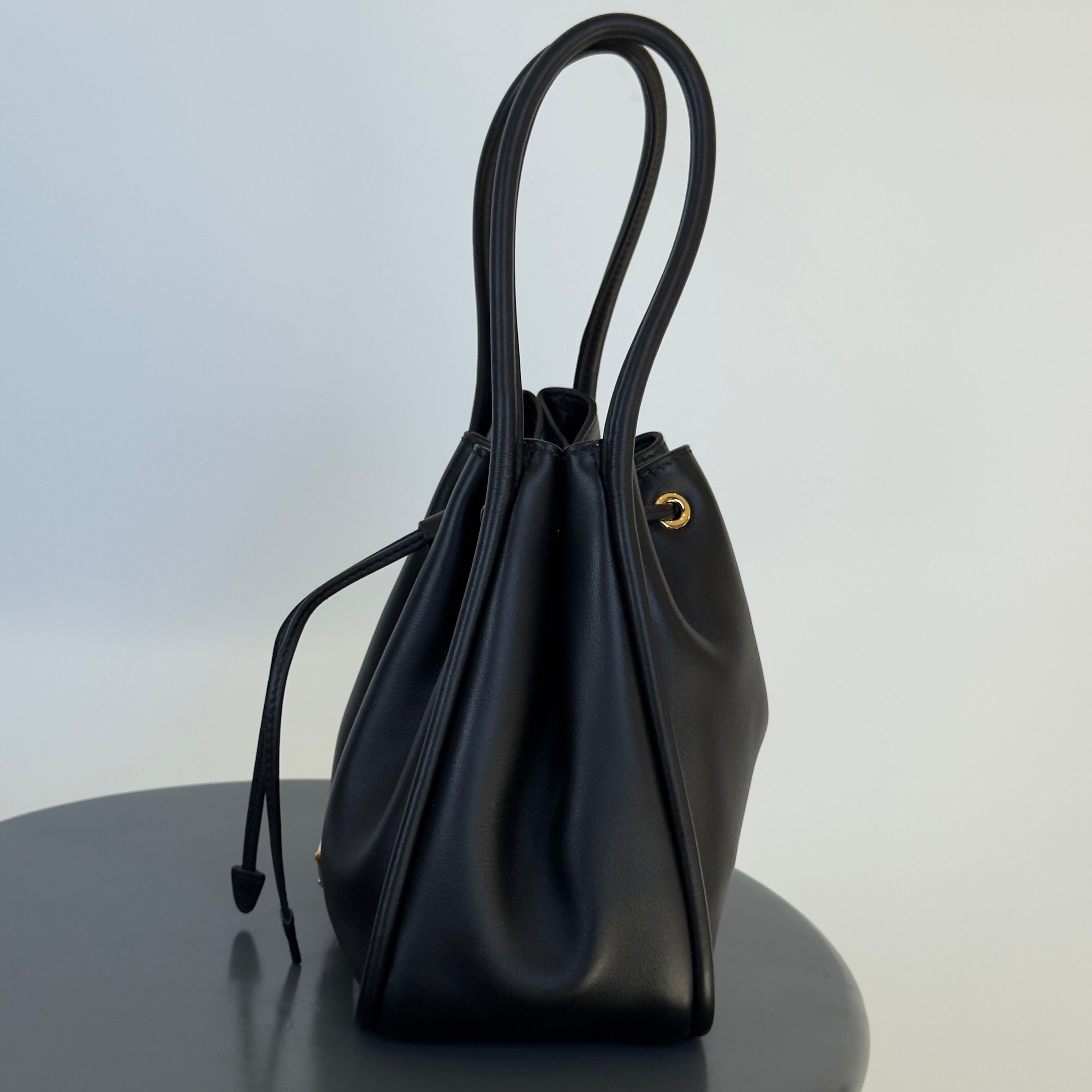 Prada Darling Leather Mini Bucket Bag