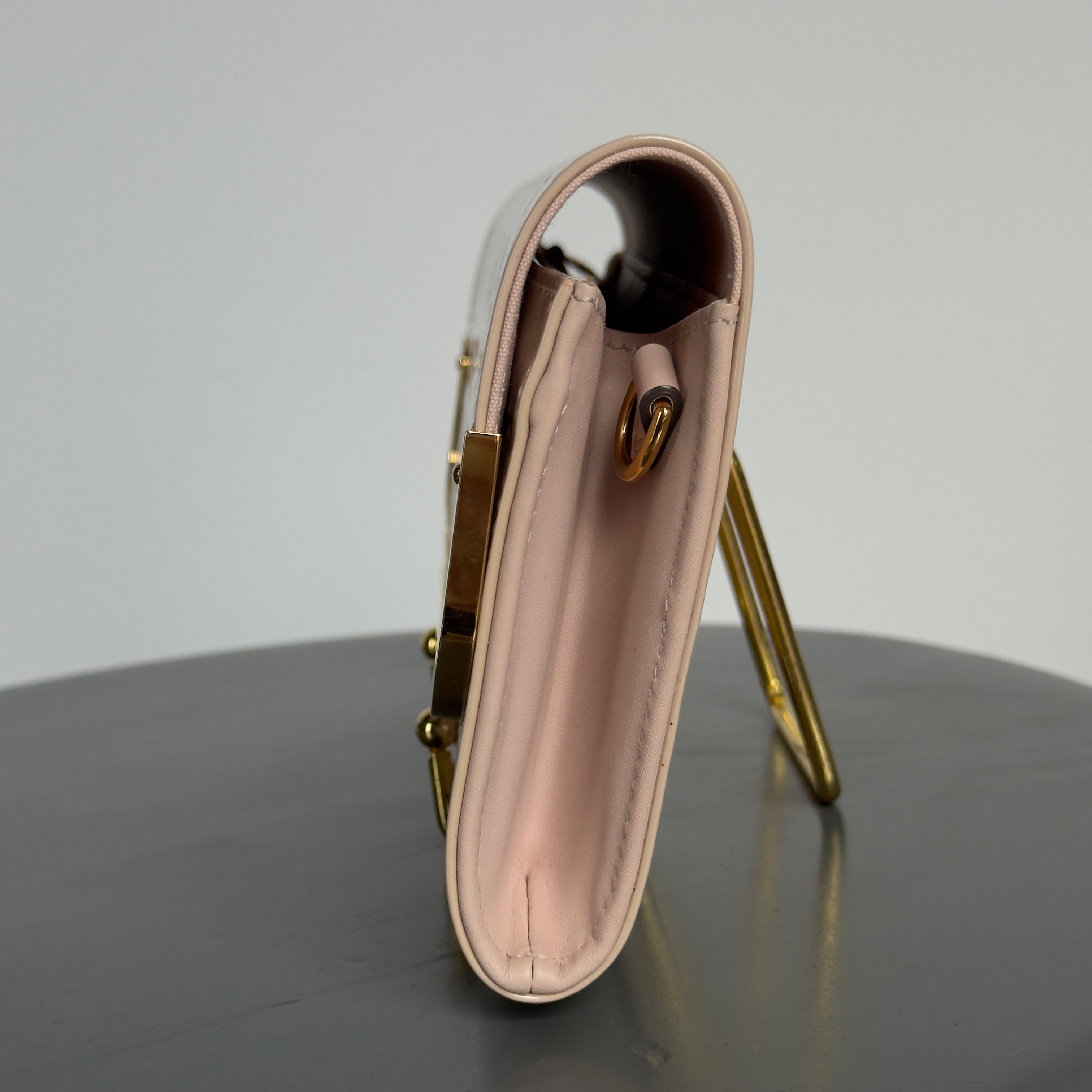Louis Vuitton Blush Pink Vernis Rossmore MM - Queen May