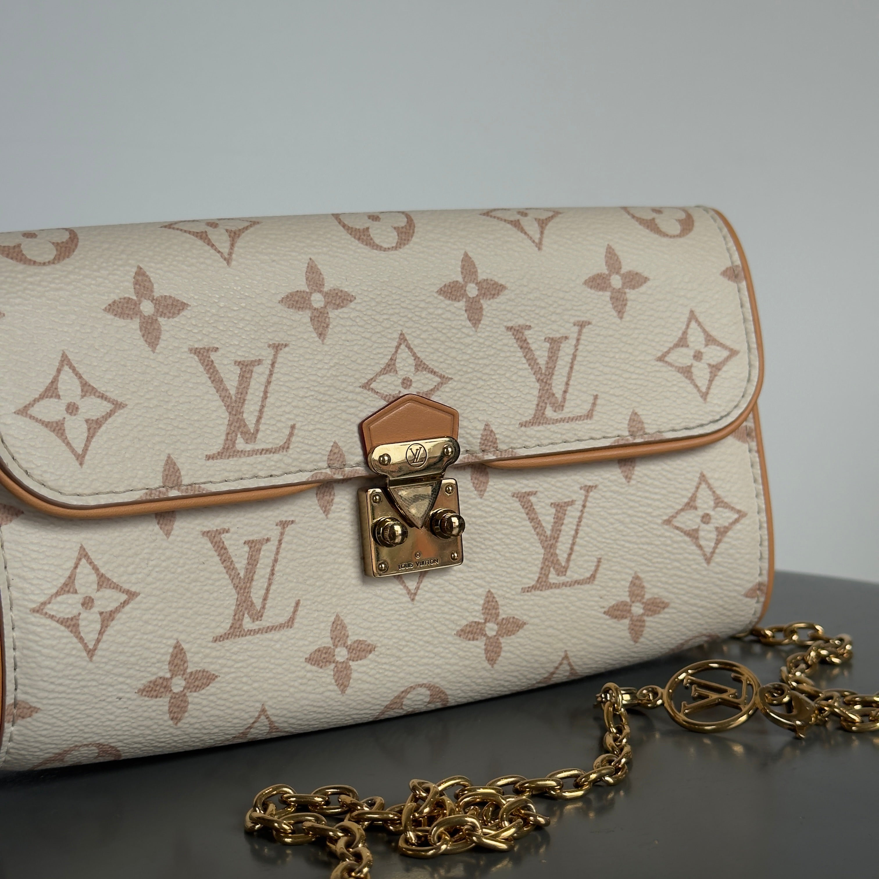 Louis Vuitton Camille Pochette In Dune - Queen May