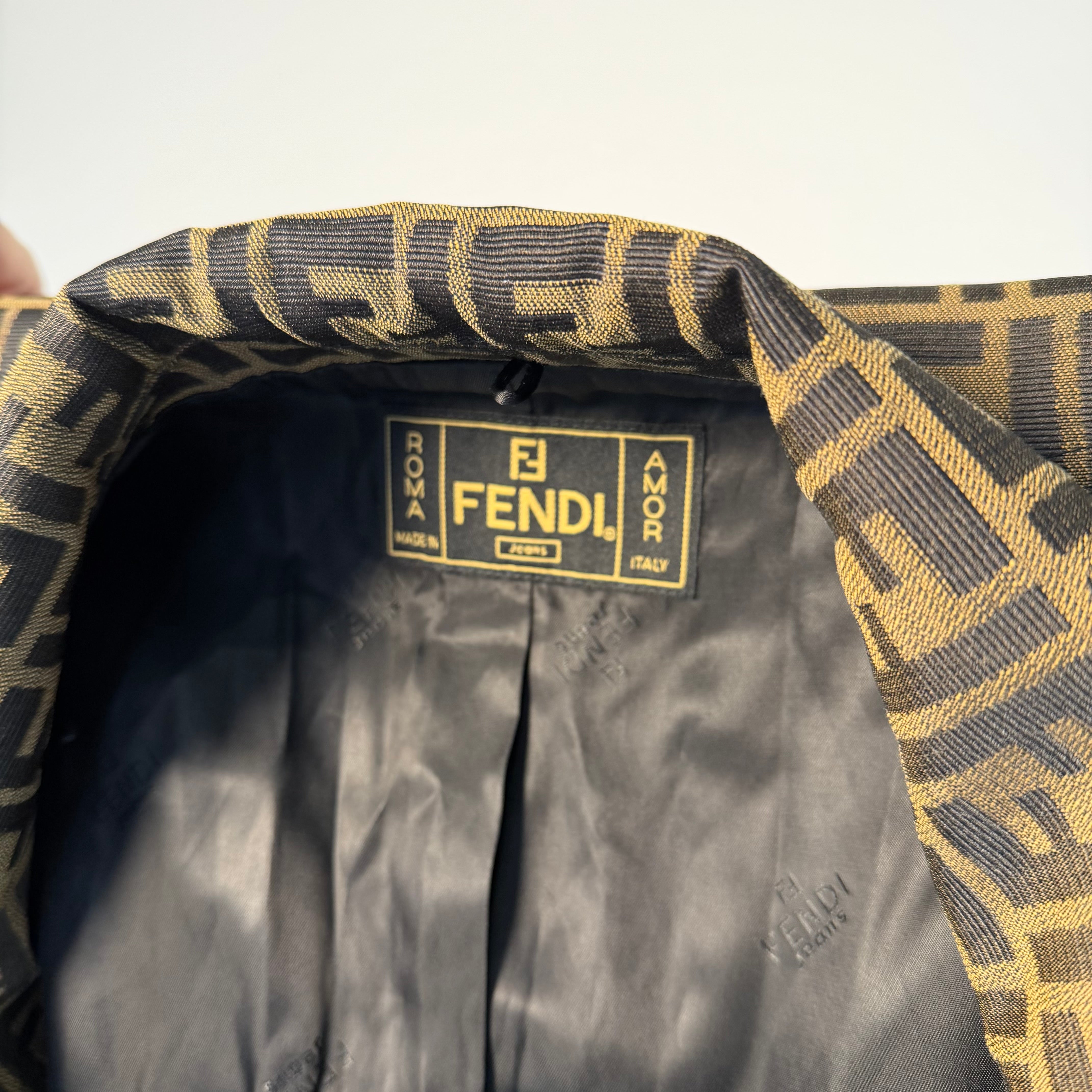 Vintage Fendi FF Zucca Overcoat - Queen May