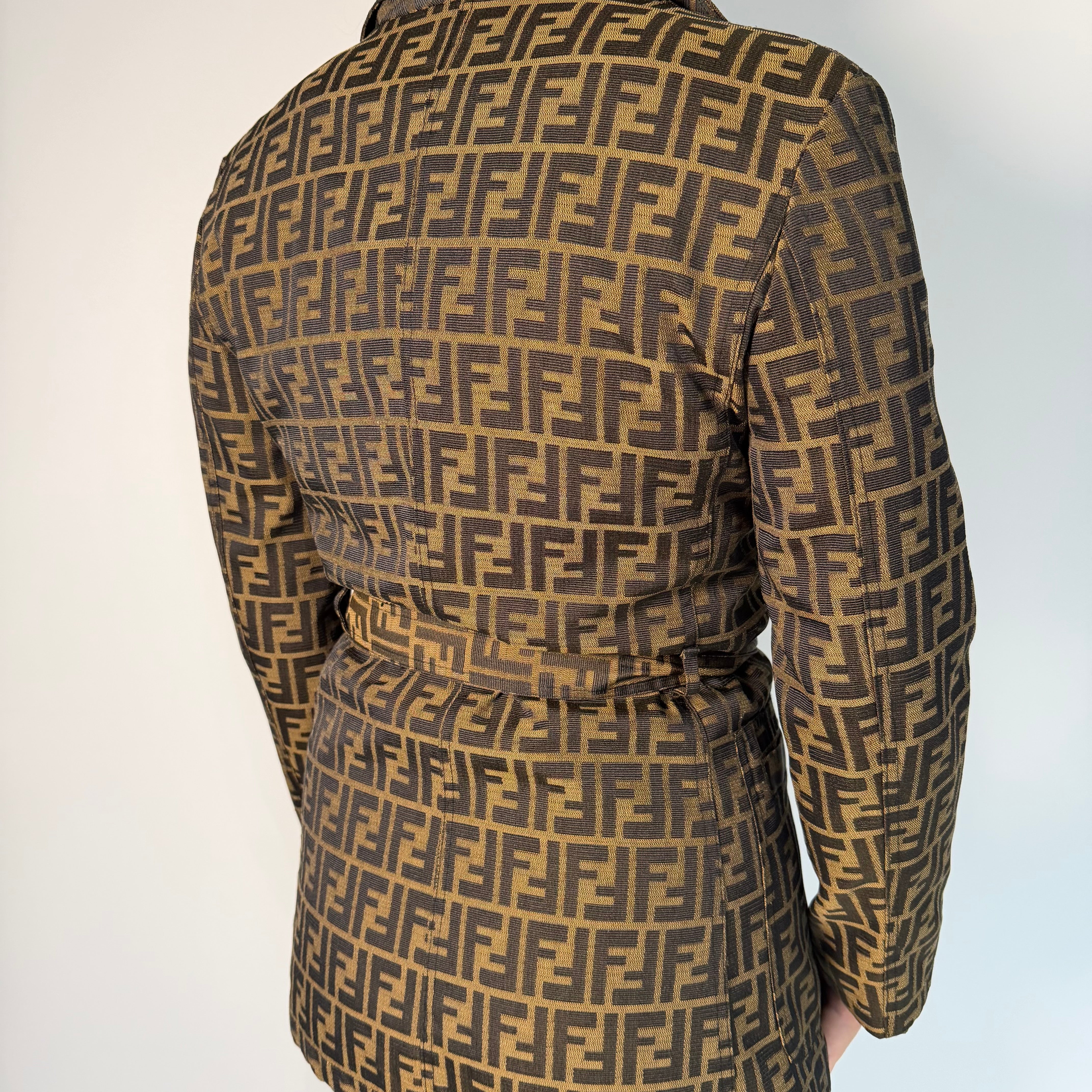 Vintage Fendi FF Zucca Overcoat - Queen May