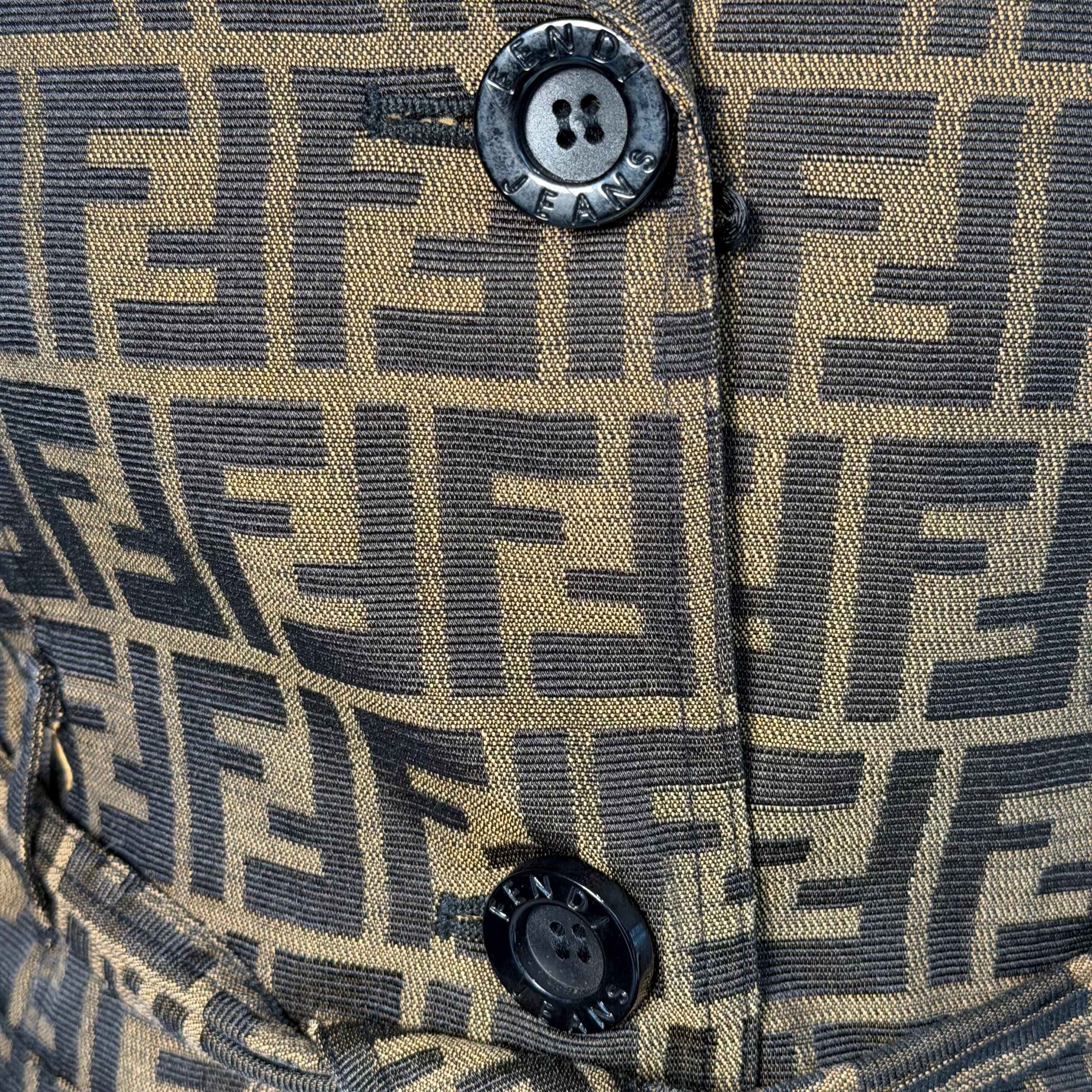 Vintage Fendi FF Zucca Overcoat - Queen May