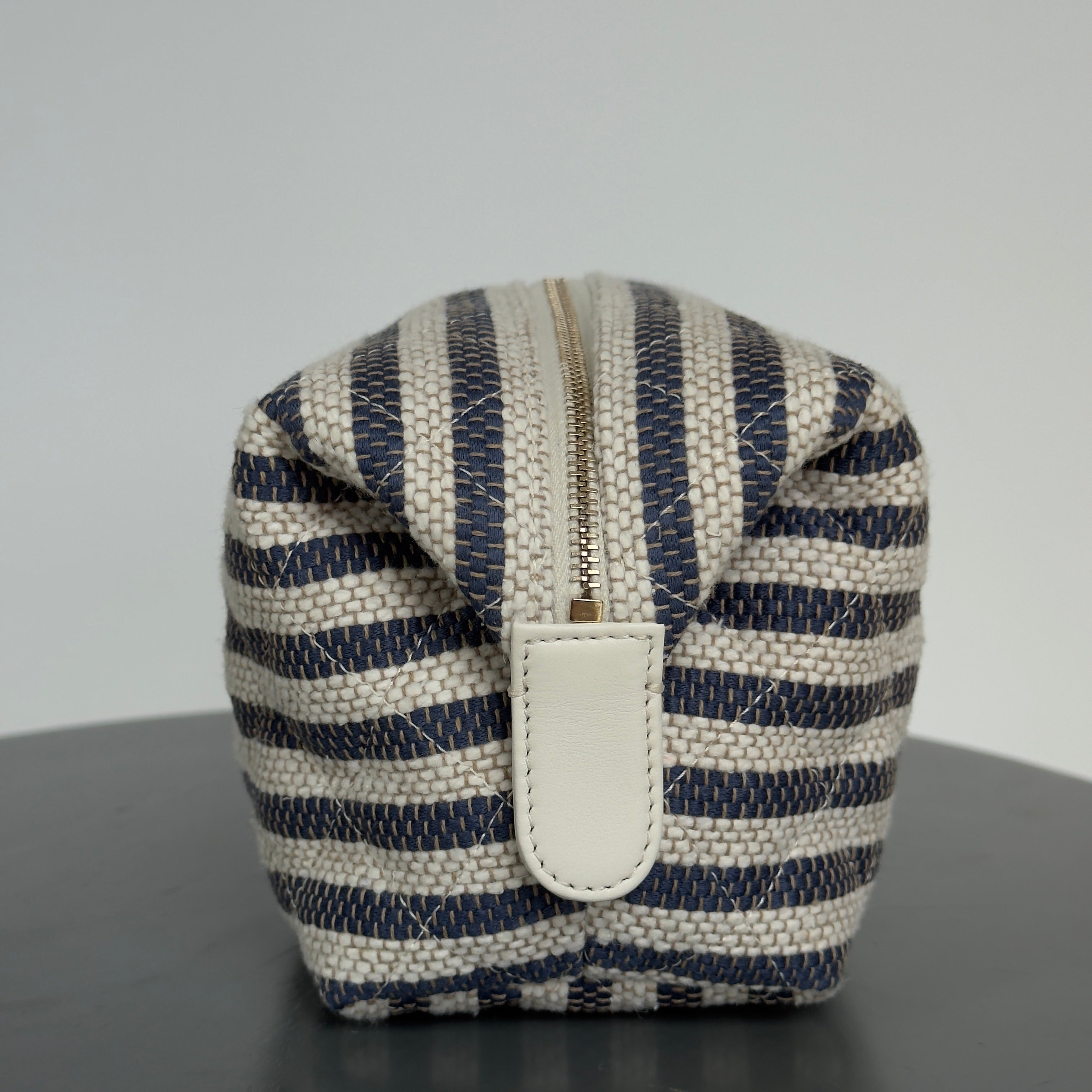 Chanel Zipped Striped Canvas Case - Queen May