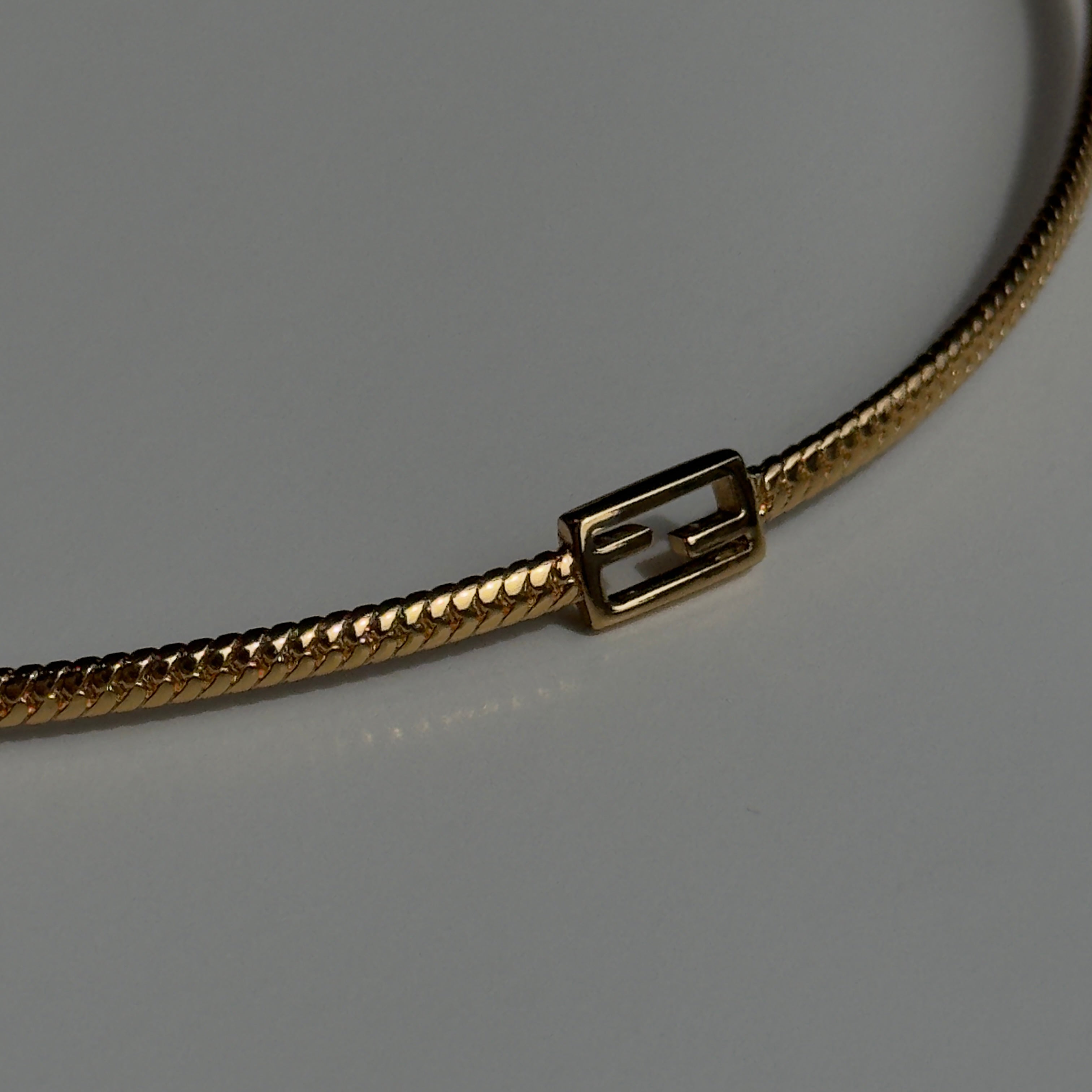 Fendi Baguette Choker Snake Chain - Queen May