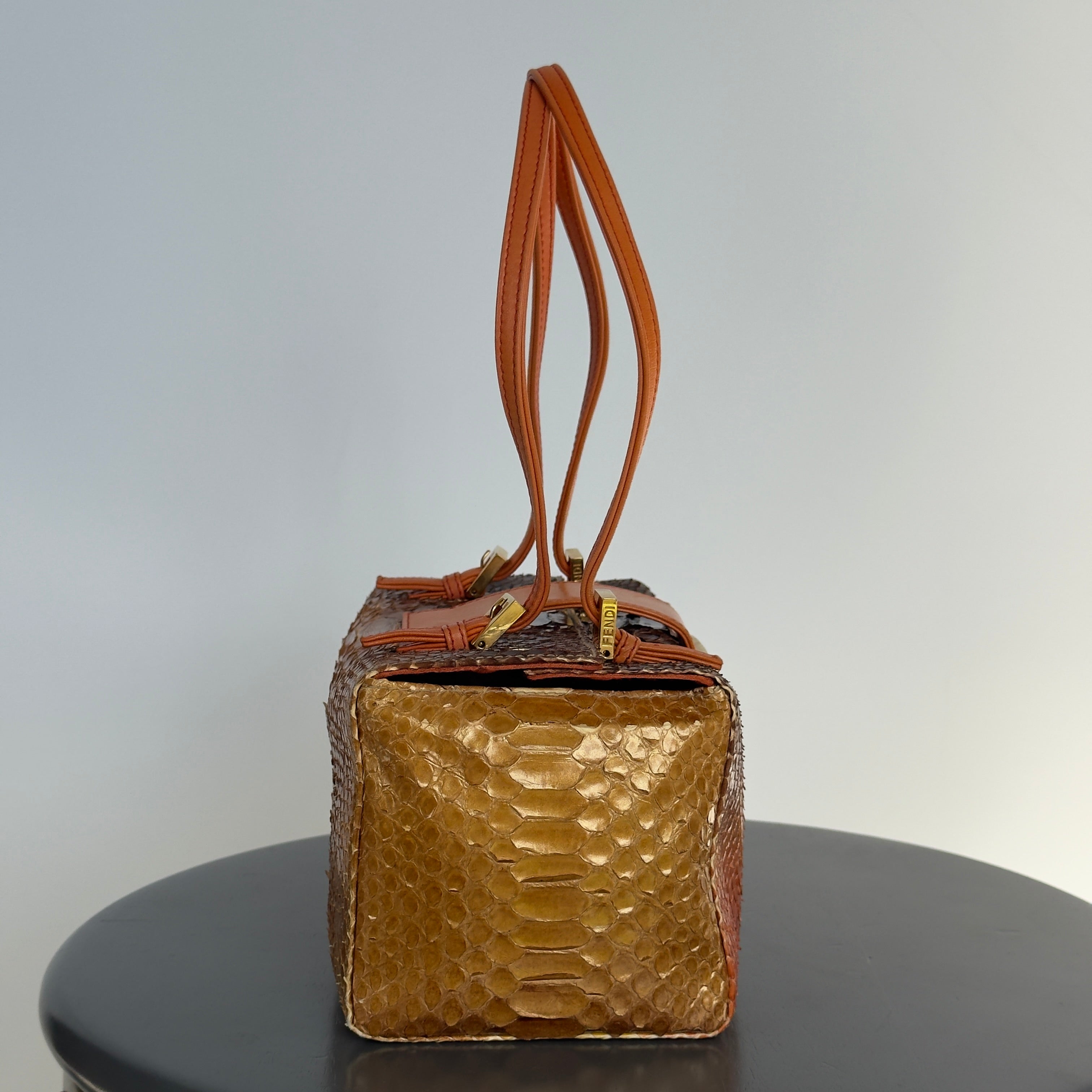 Rare Vintage Fendi Python Bento Box - Queen May