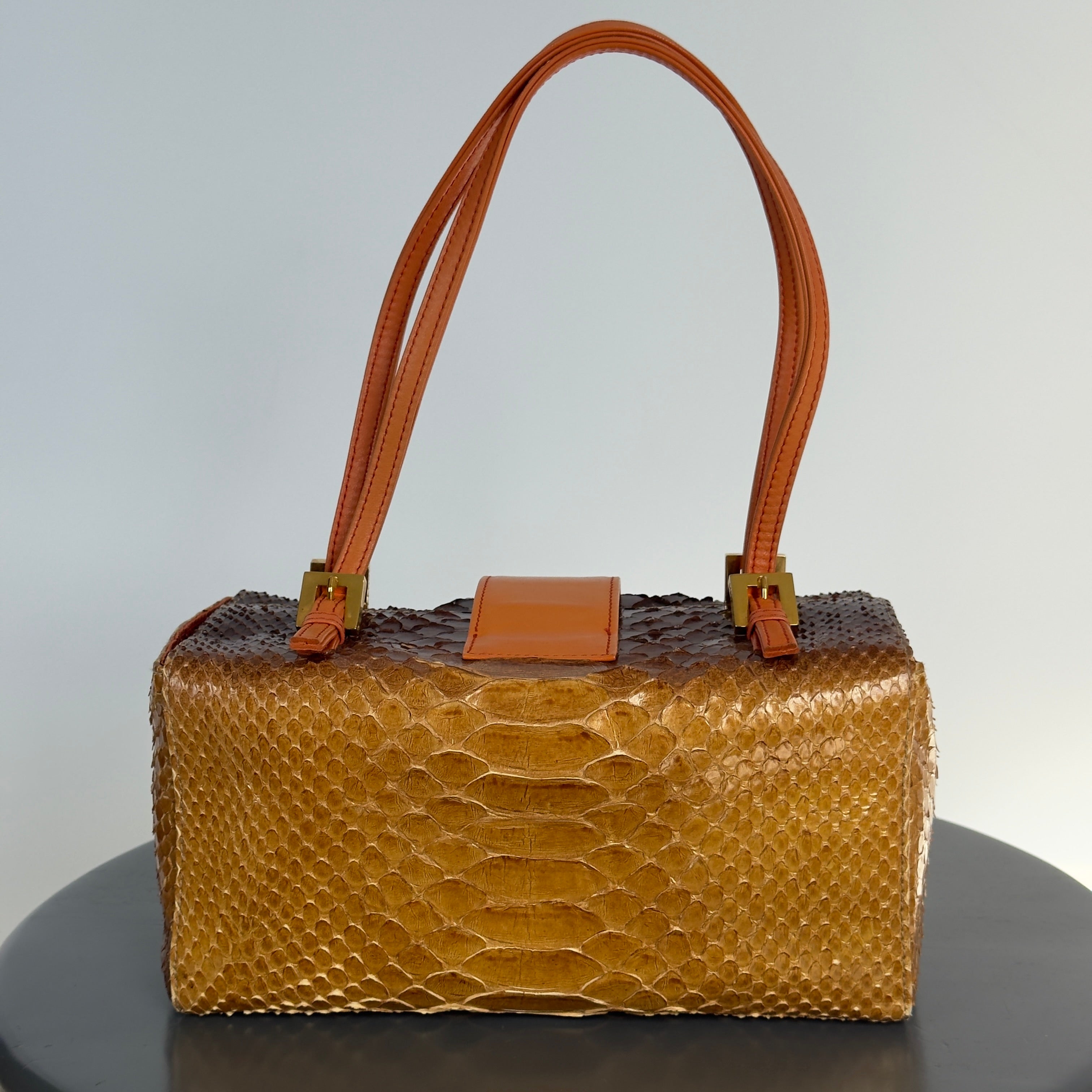 Rare Vintage Fendi Python Bento Box - Queen May