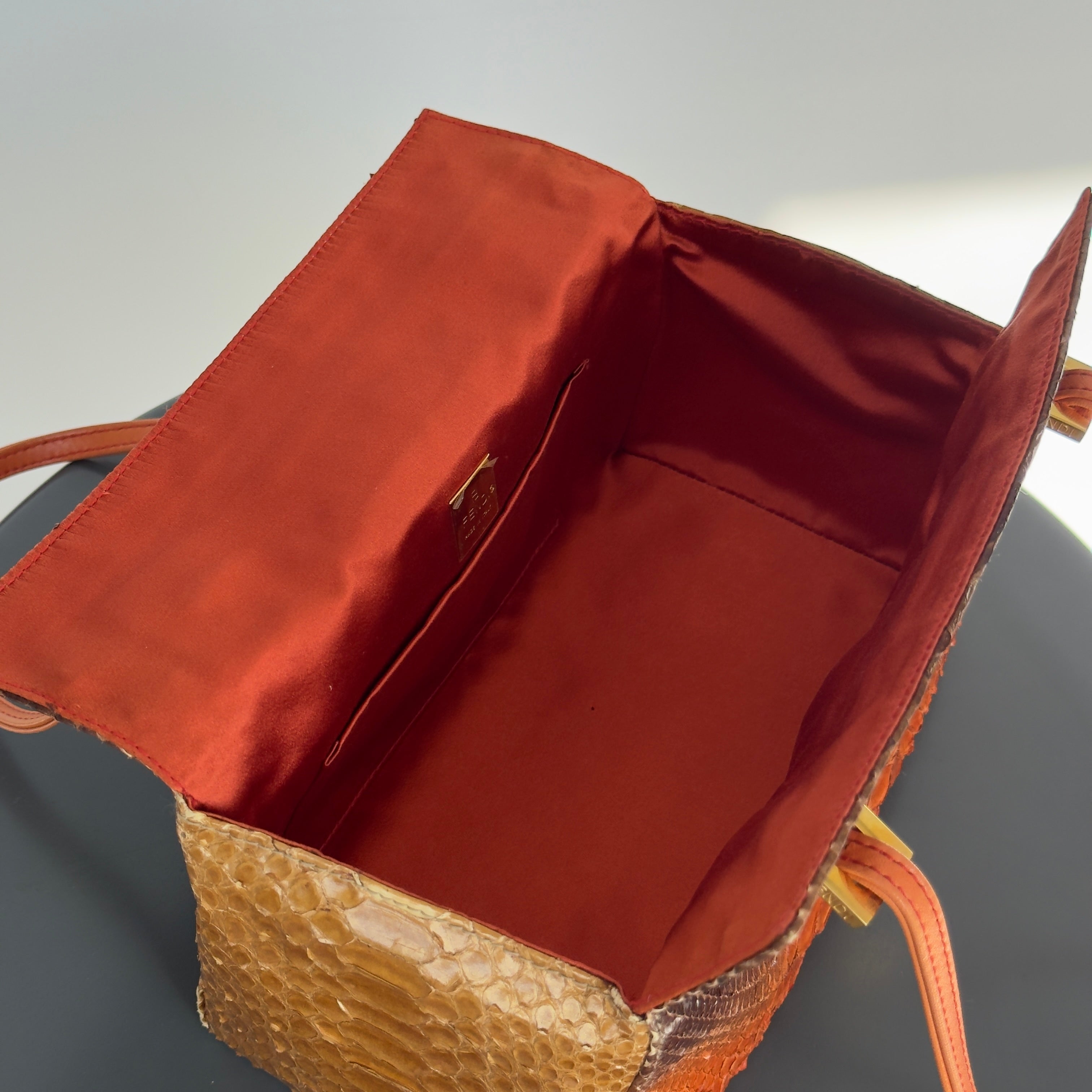 Rare Vintage Fendi Python Bento Box - Queen May