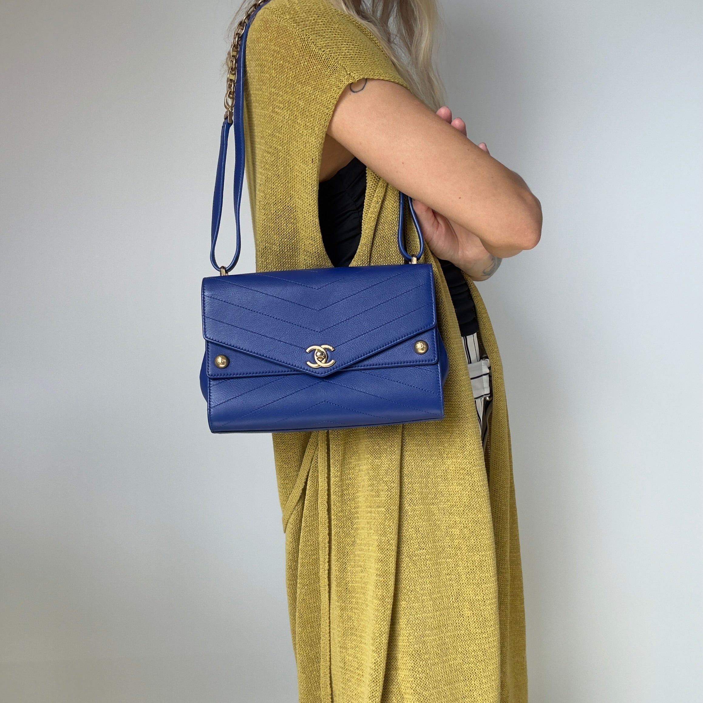 Chanel Blue Casual Trip Handbag - Queen May