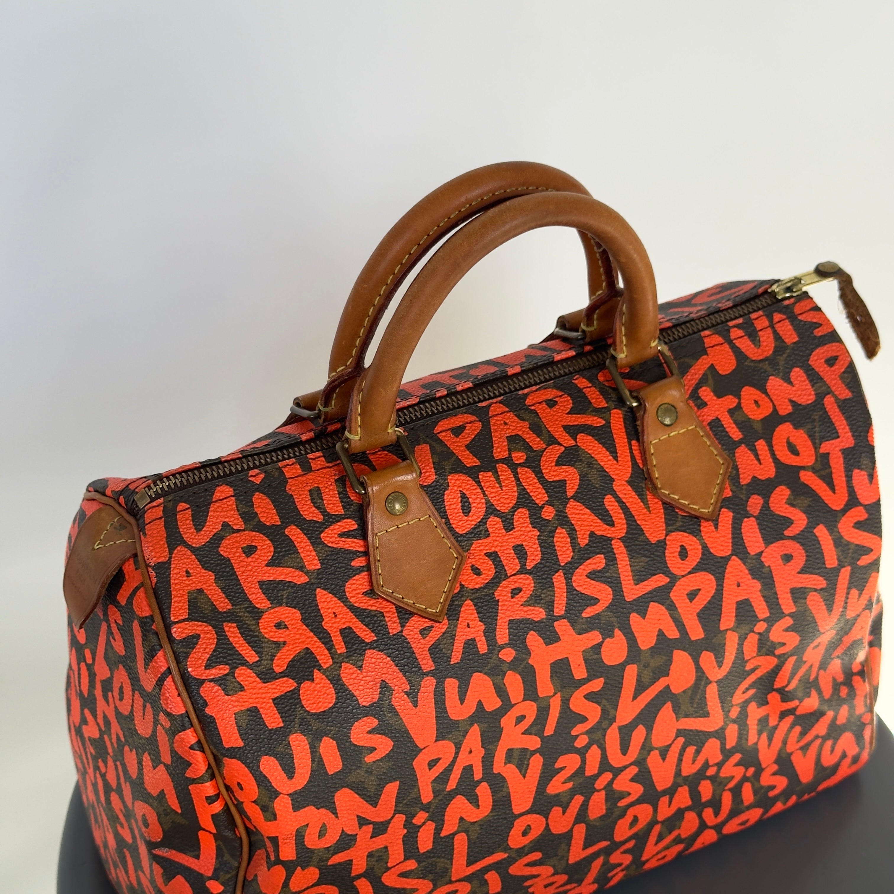 Louis Vuitton Stephen Sprouse Orange Graffiti Speedy 30 - Queen May