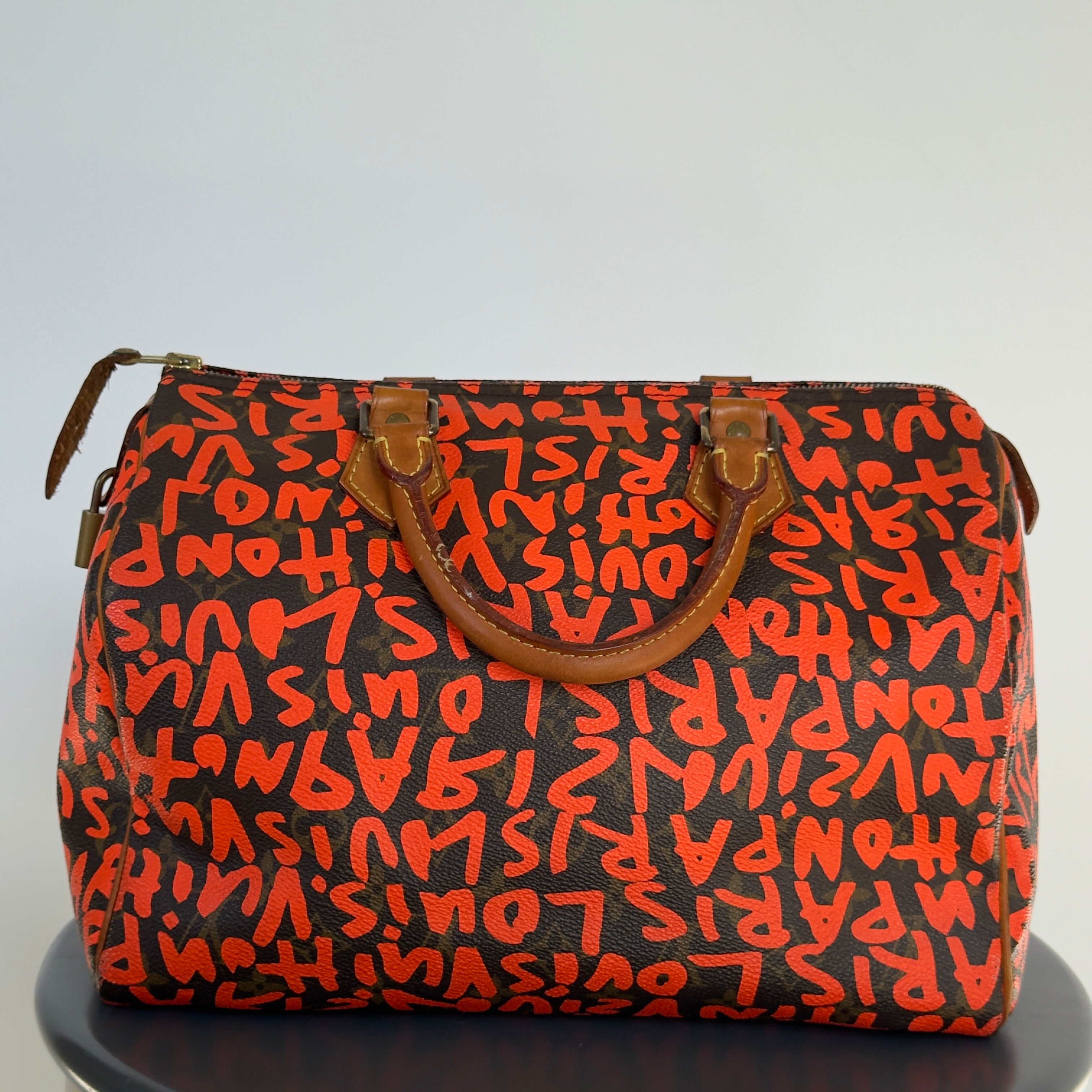 Louis Vuitton Stephen Sprouse Orange Graffiti Speedy 30 - Queen May