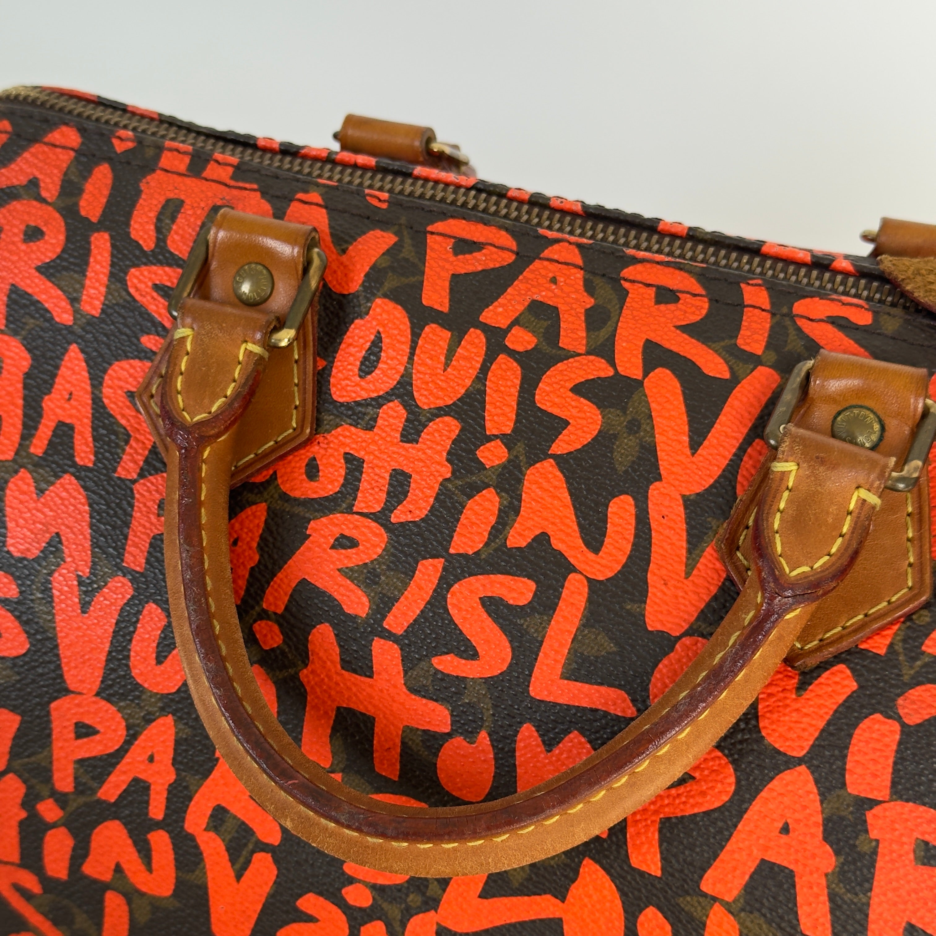 Louis Vuitton Stephen Sprouse Orange Graffiti Speedy 30 - Queen May