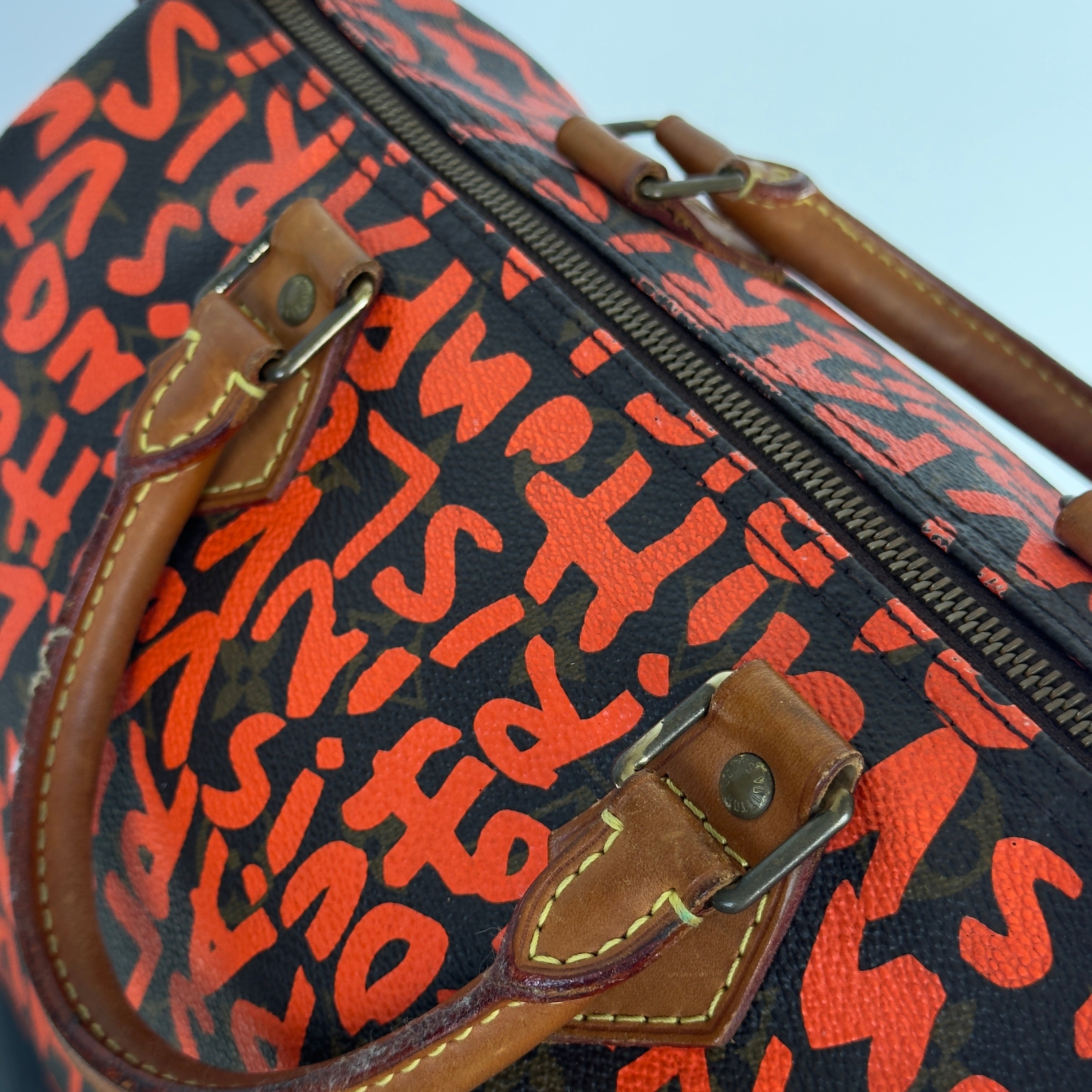 Louis Vuitton Stephen Sprouse Orange Graffiti Speedy 30 - Queen May