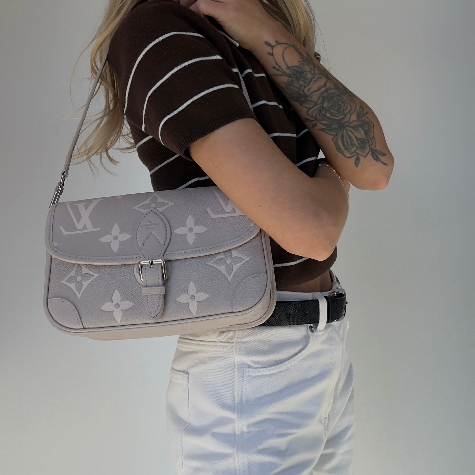 Louis Vuitton Diane Brume/Quartz Monogram Empreinte - Queen May