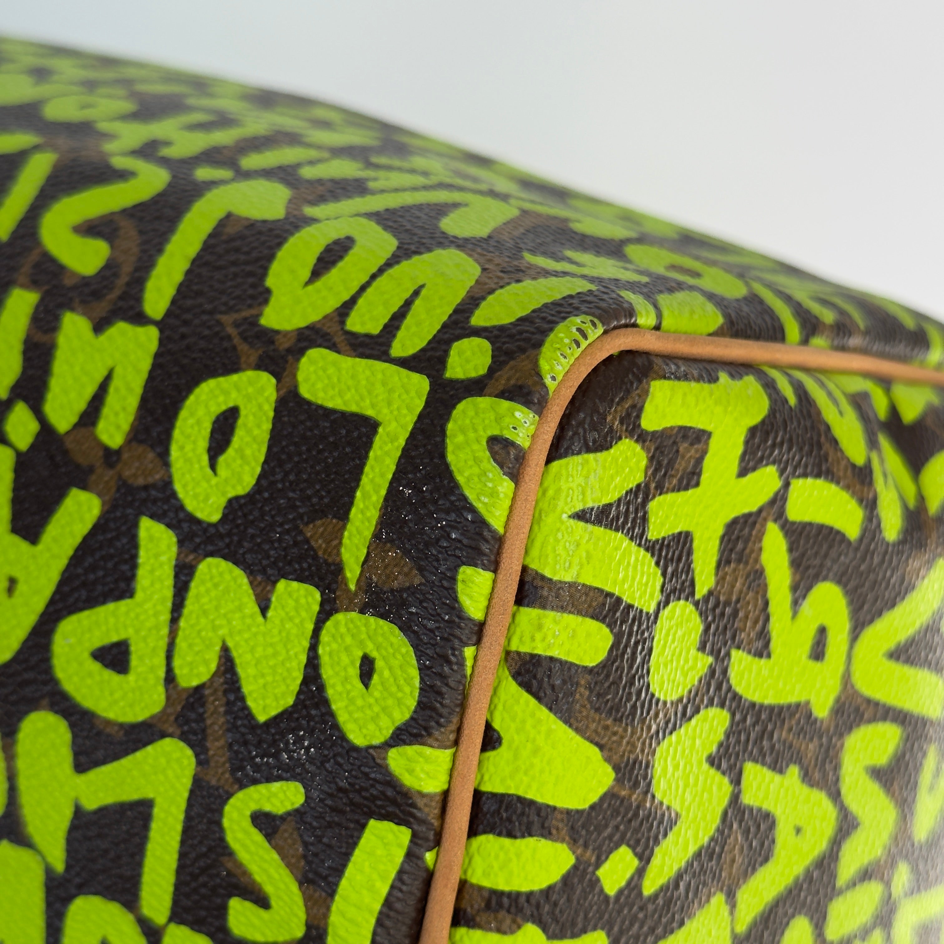 Louis Vuitton Monogram Graffiti Speedy 30 Stephen Sprouse Neon Green - Queen May